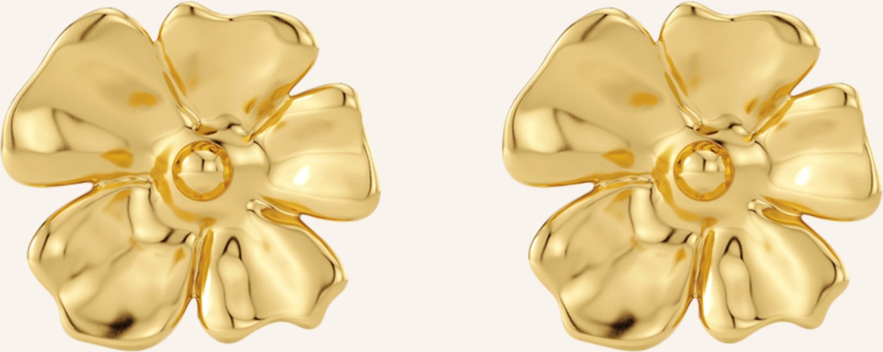 Edblad Ohrstecker Floral L gold