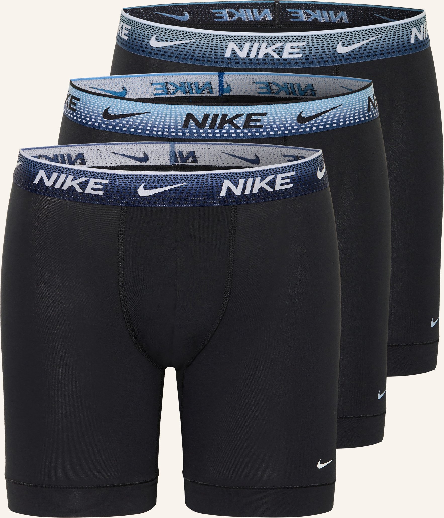 Thumbnail - Nike 3er-Pack Boxershorts Essential Cotton Stretch schwarz