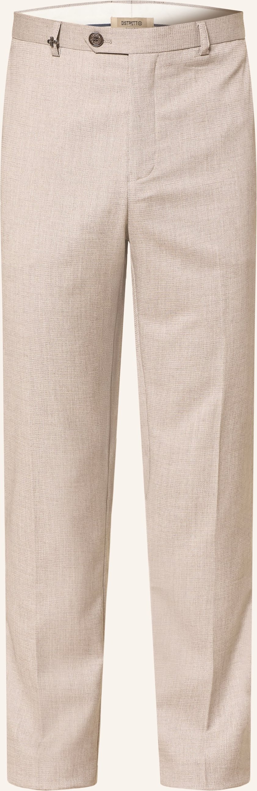 Distretto 12 Anzughose Acanto Regular Fit beige