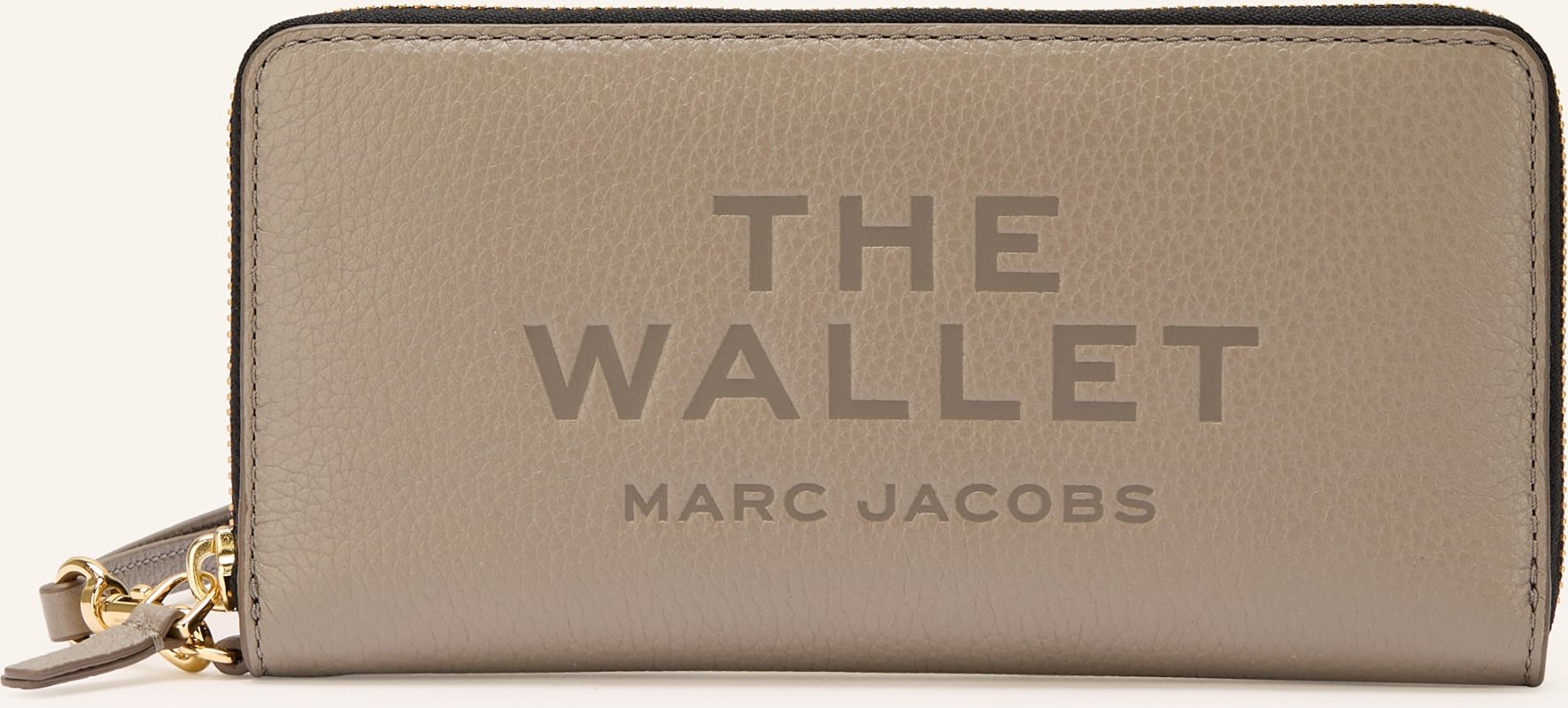 Marc Jacobs Geldbörse The Continental Wallet beige