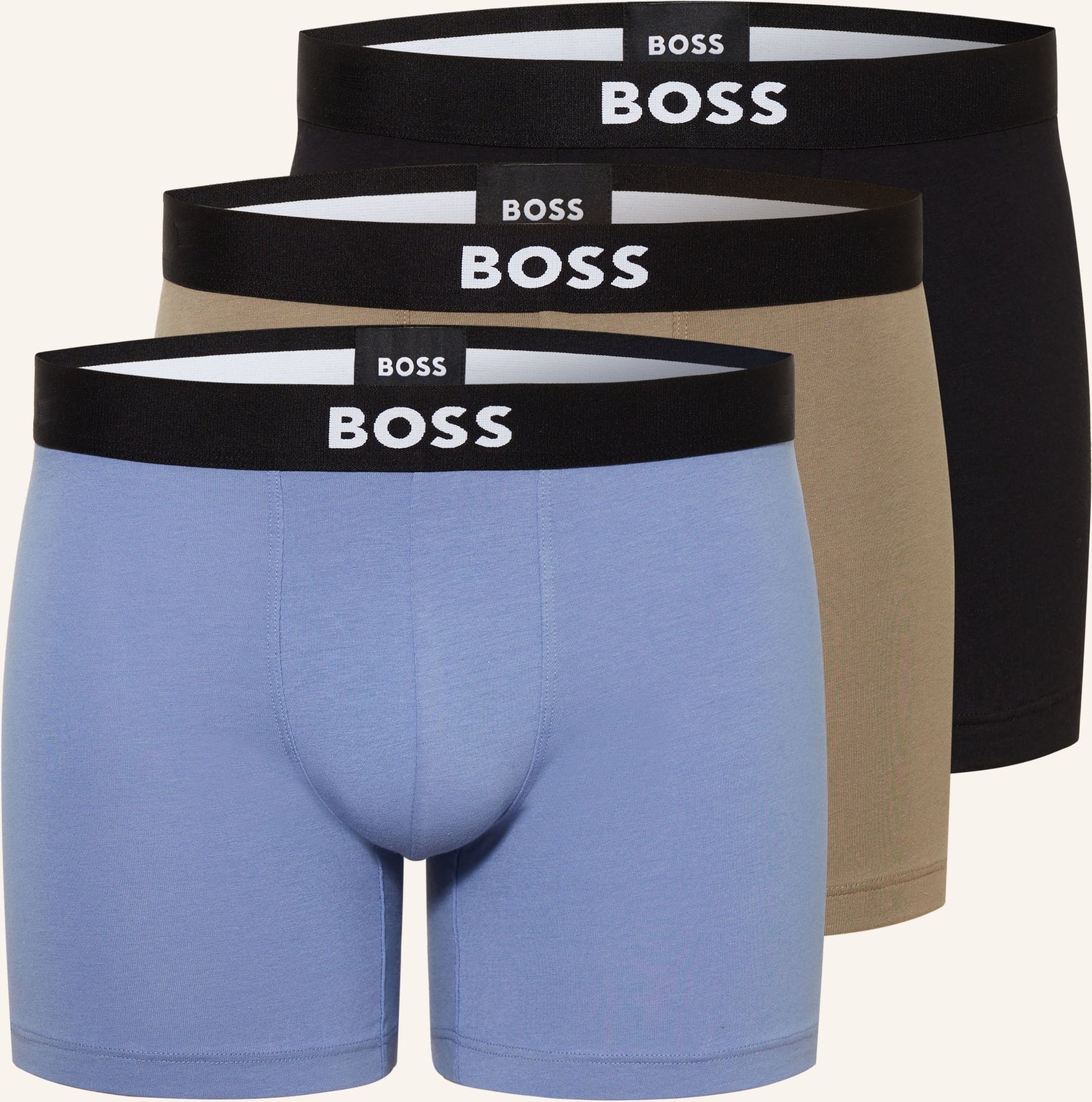 Boss 3er-Pack Boxershorts One blau