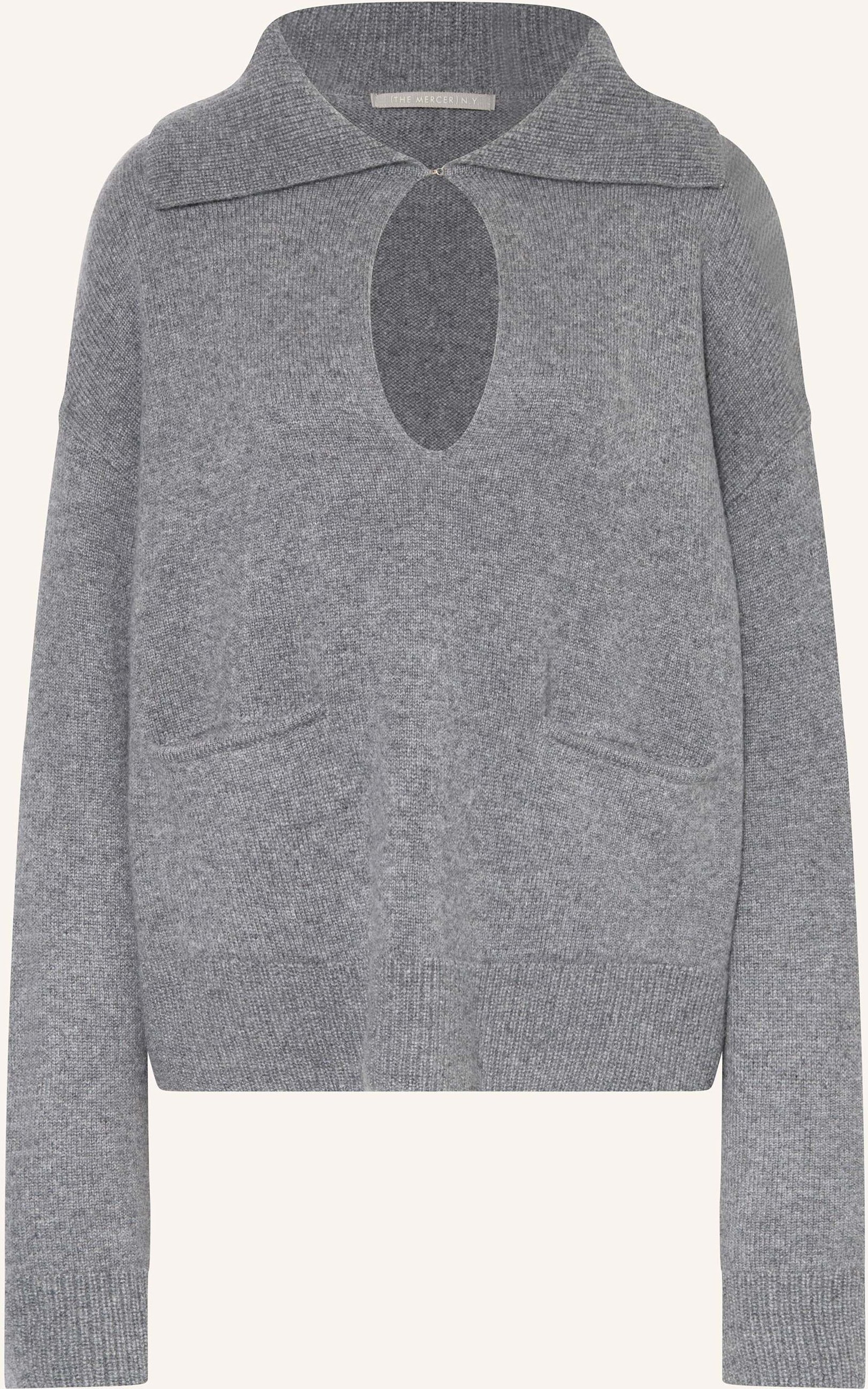 (The Mercer) N.Y. Cashmere-Pullover grau