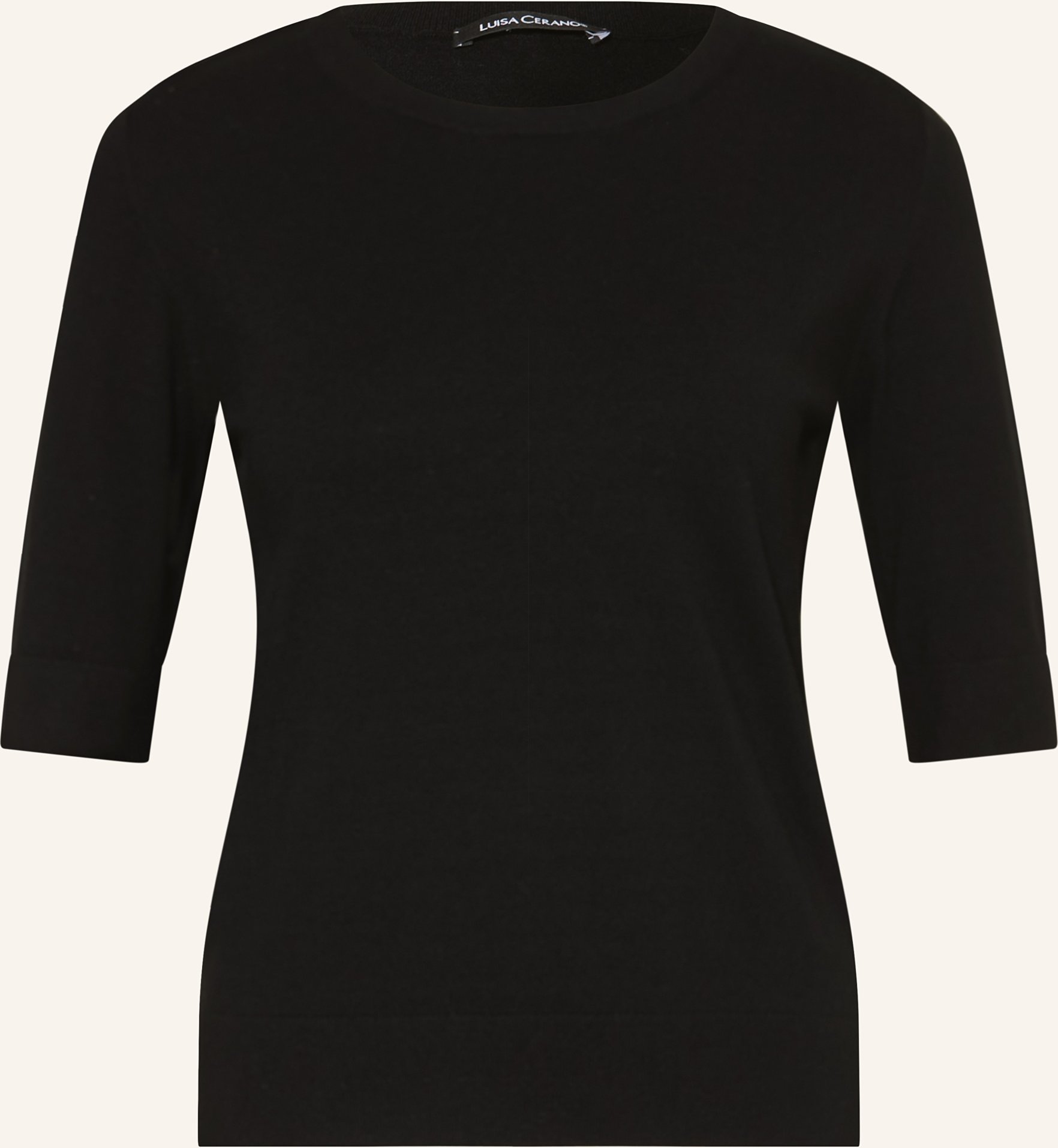 Luisa Cerano Strickshirt schwarz