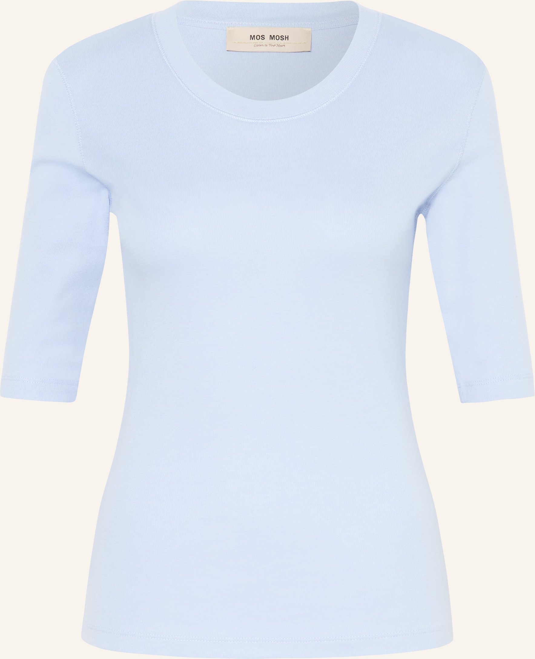 Mos Mosh Shirt Mmmali Mit 3/4-Arm blau