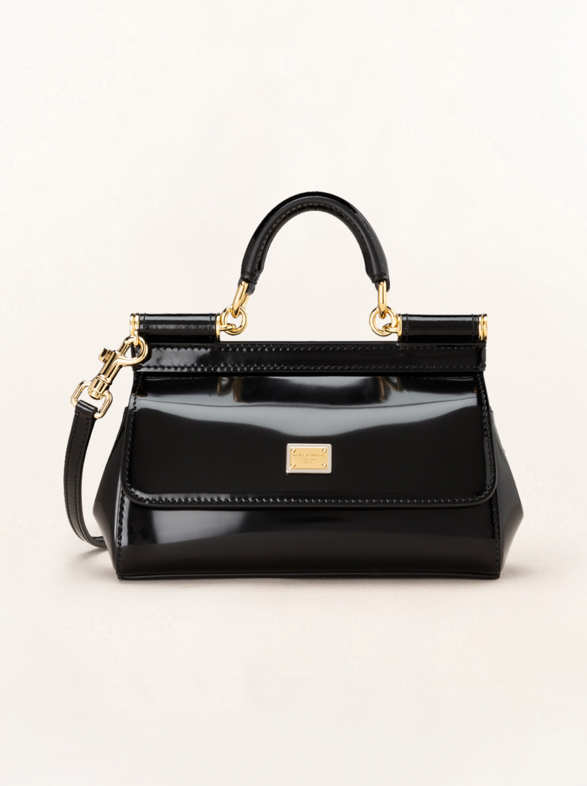 Dolce & Gabbana Umhängetasche Sicily Mini schwarz