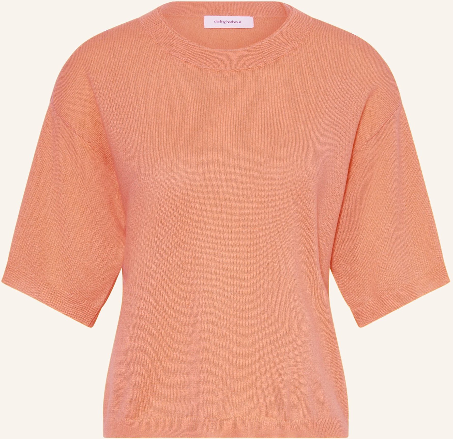 Darling Harbour Strickshirt Aus Cashmere orange