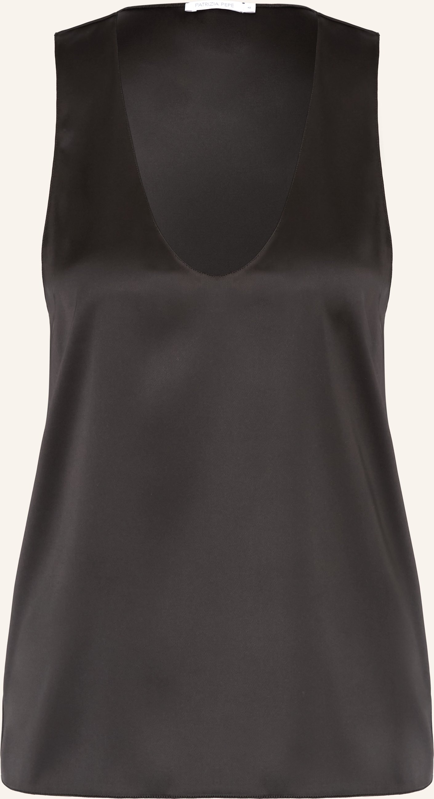 Patrizia Pepe Satintop schwarz