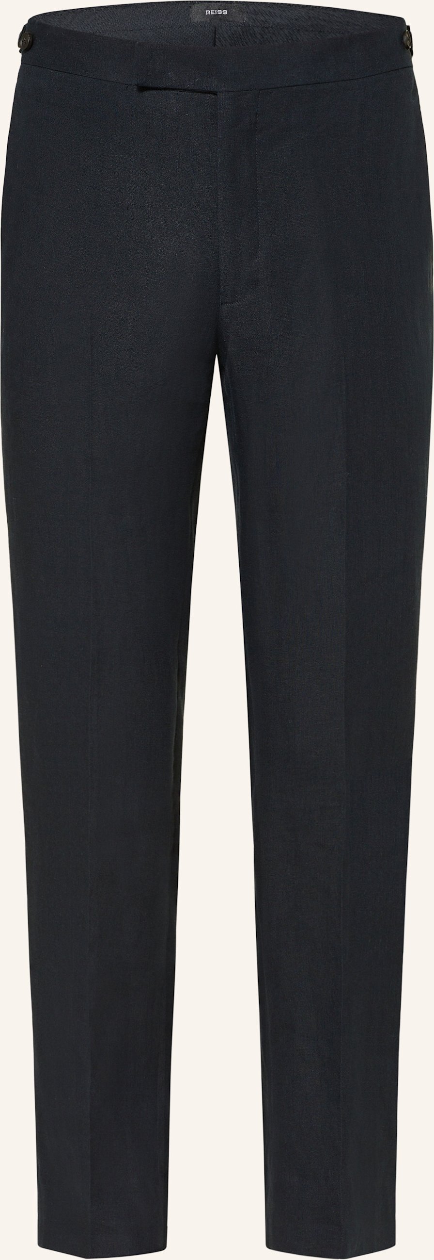 Reiss Leinenhose Kin Slim Fit blau
