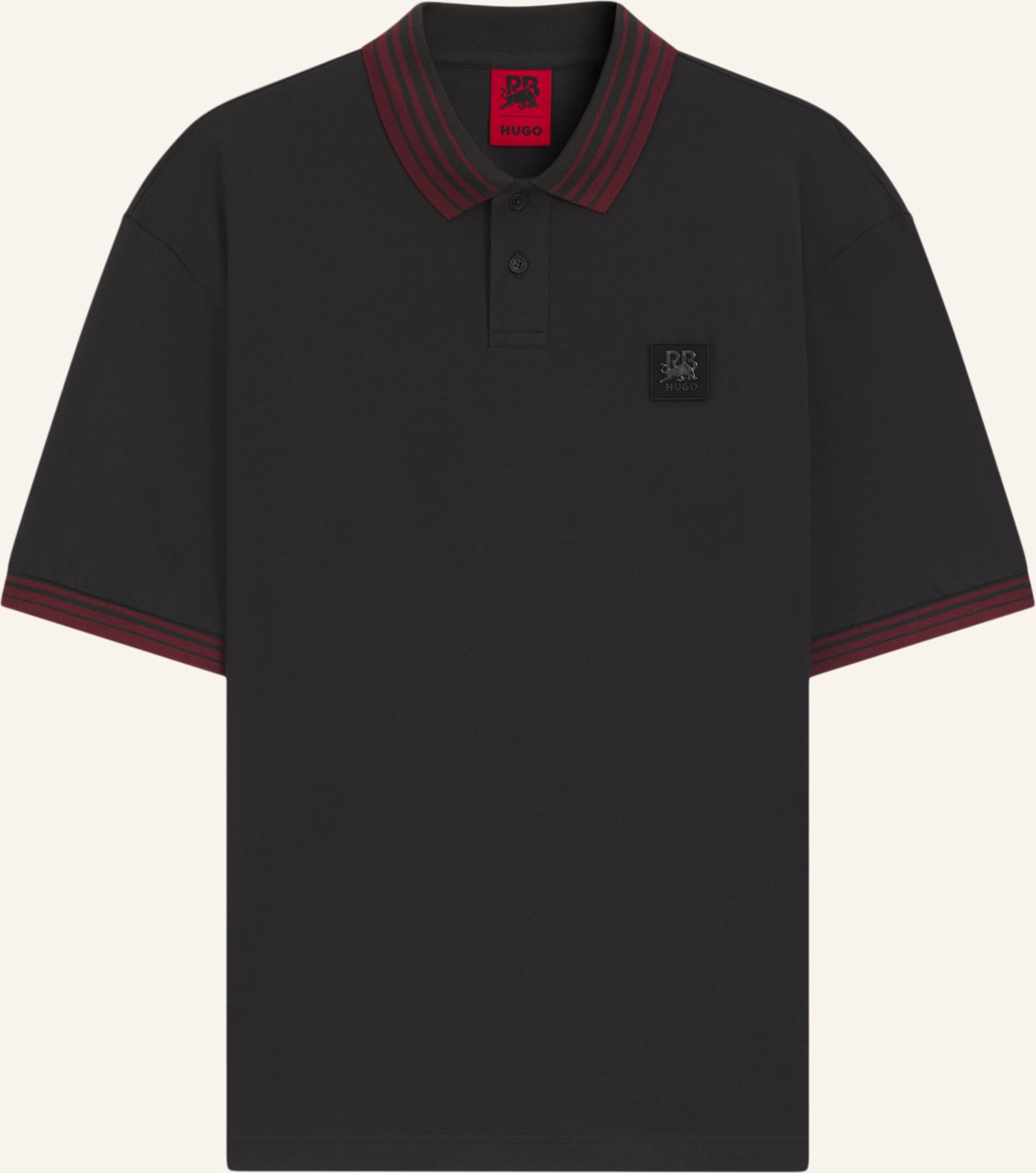 Hugo Poloshirt Dizgi_Rb Relaxed Fit braun
