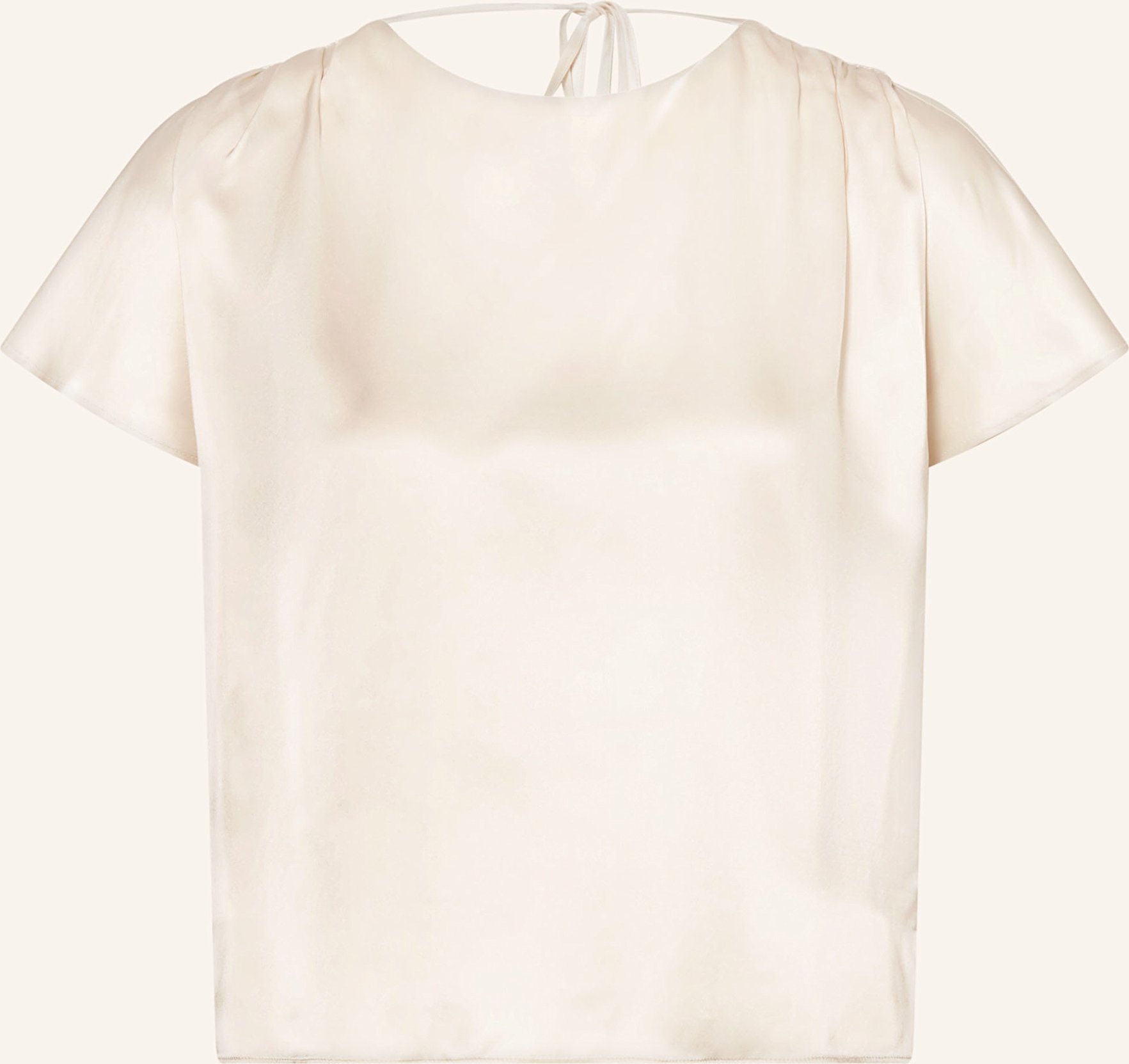 Luisa Cerano Blusenshirt Aus Seide weiss