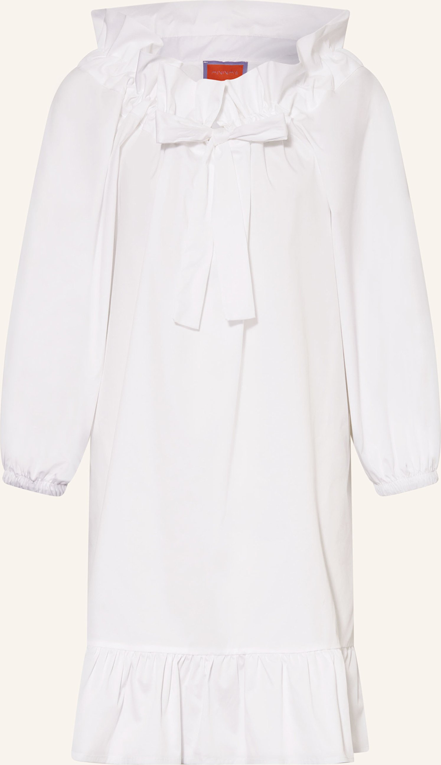 Anna's Kleid Mit Rüschen weiss