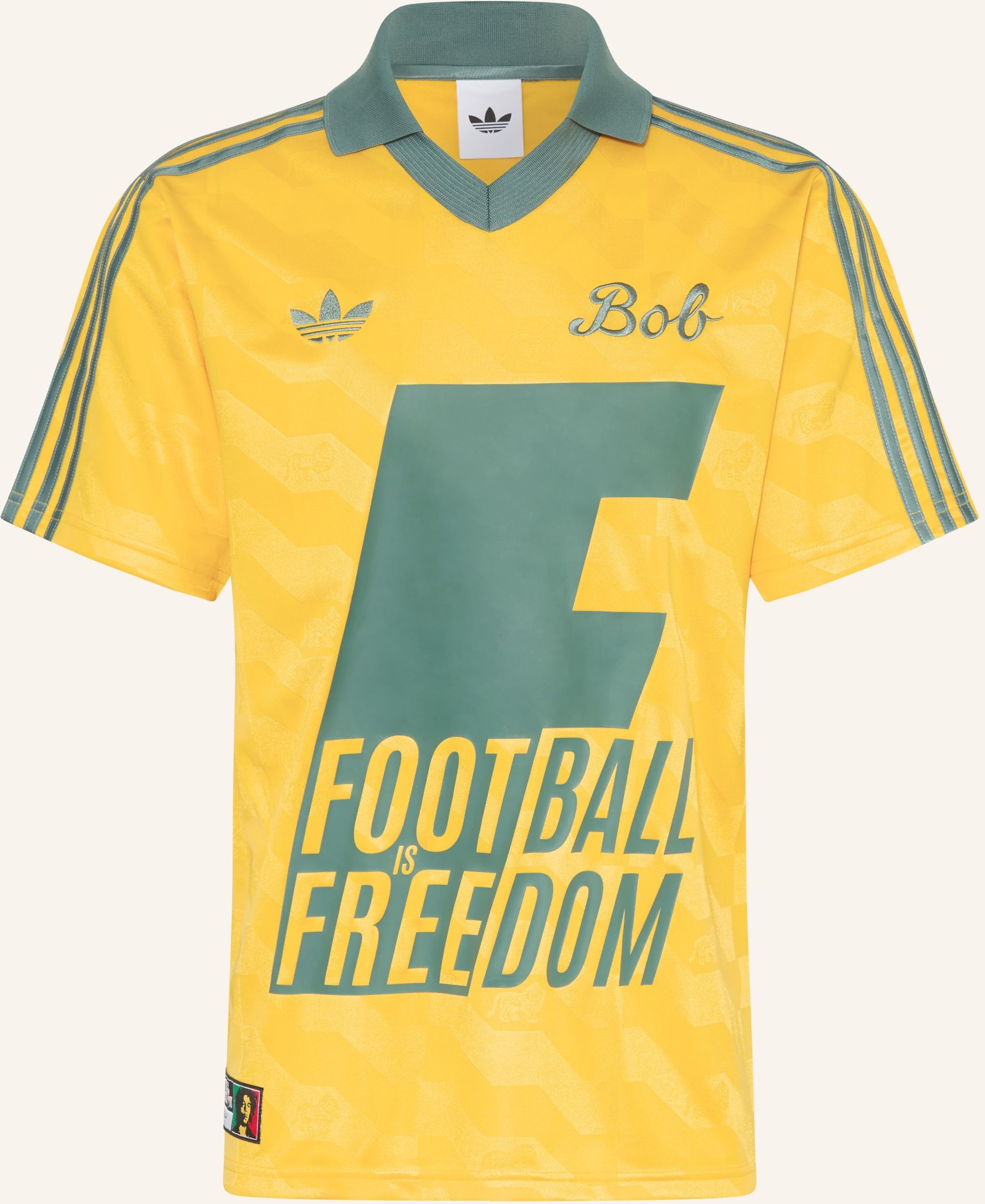 Adidas Trikot Bob Marley gelb