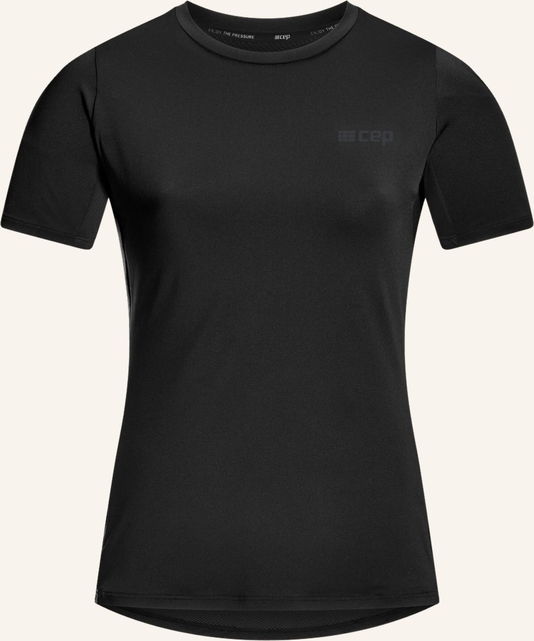 Cep Laufshirt The Run Short Sleeve schwarz