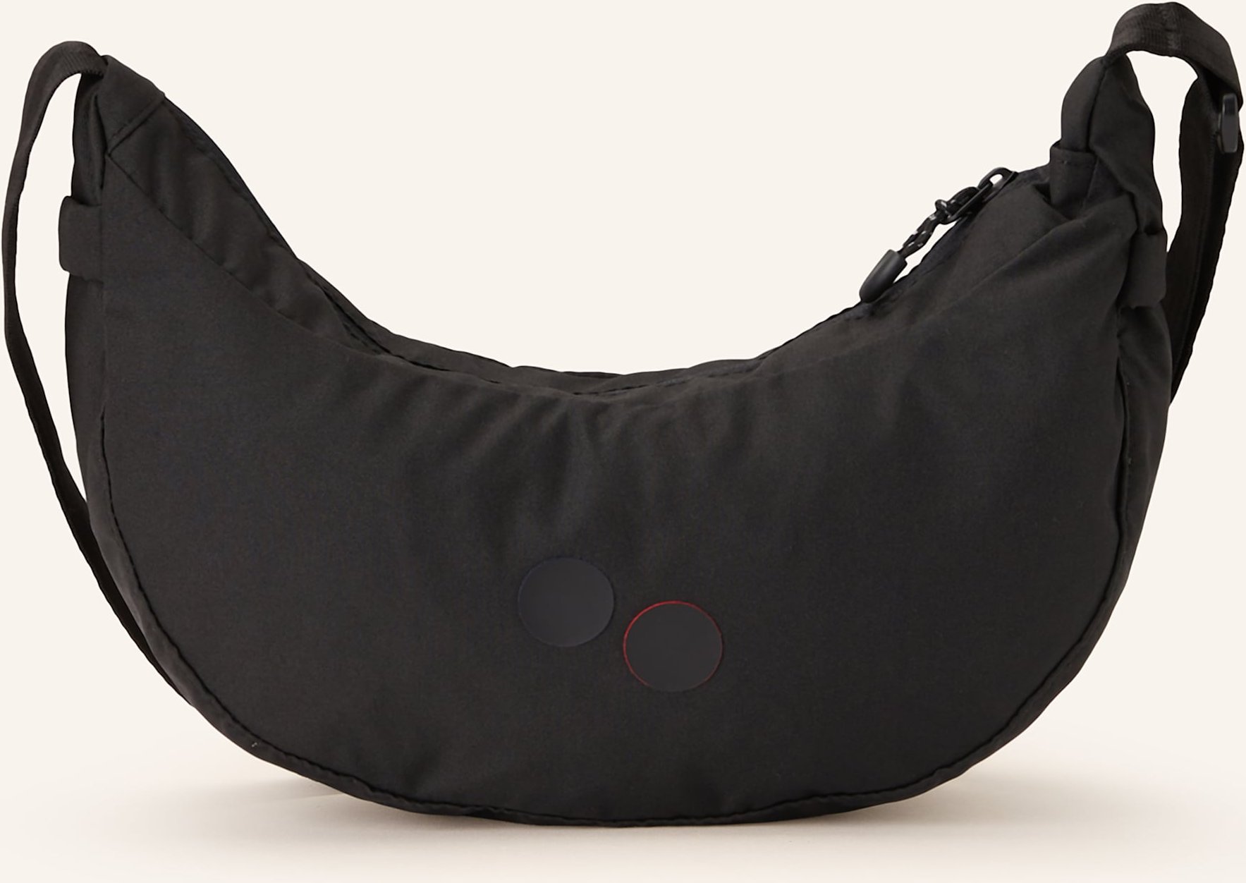 Pinqponq Umhängetasche Krumm Small schwarz