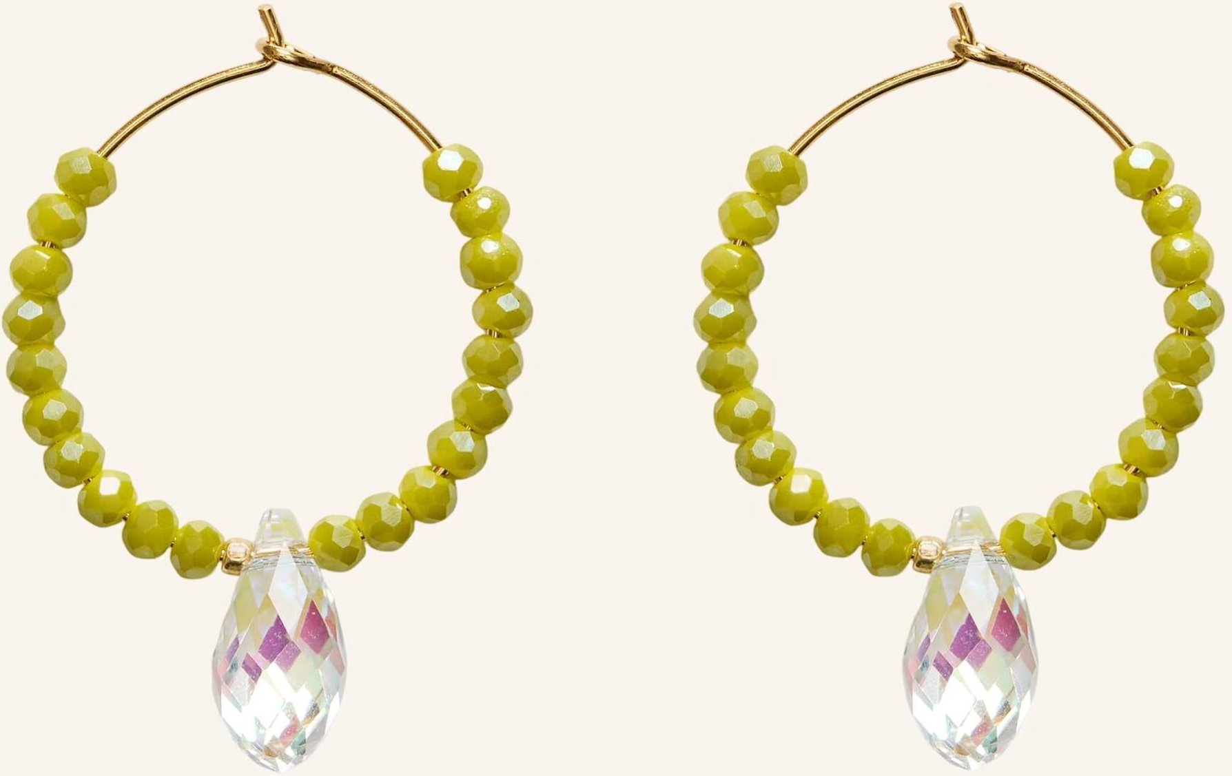 Anni Lu Ohrringe Cosmic Cactus Pale Olive By Glambou gold