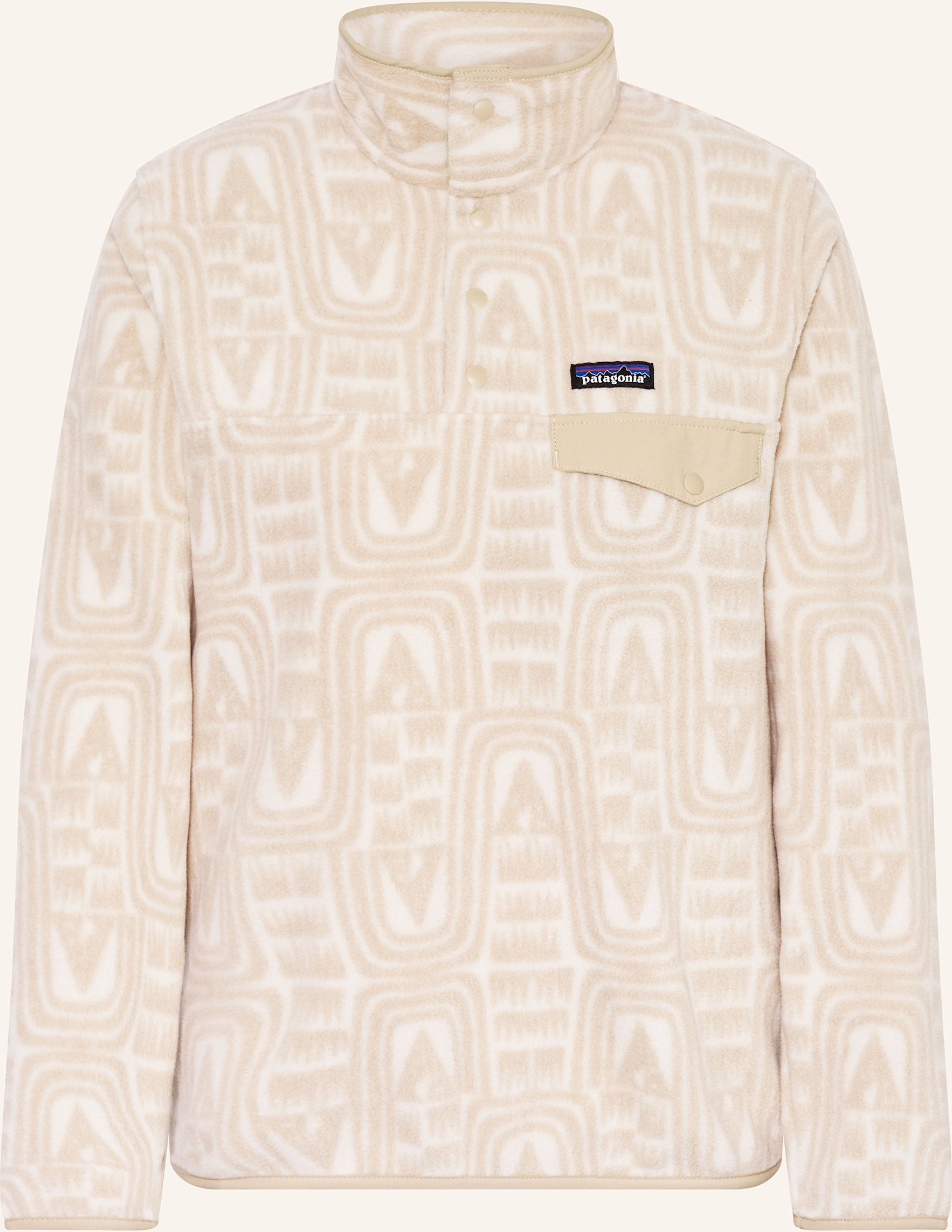 Patagonia Fleece-Troyer Snap beige
