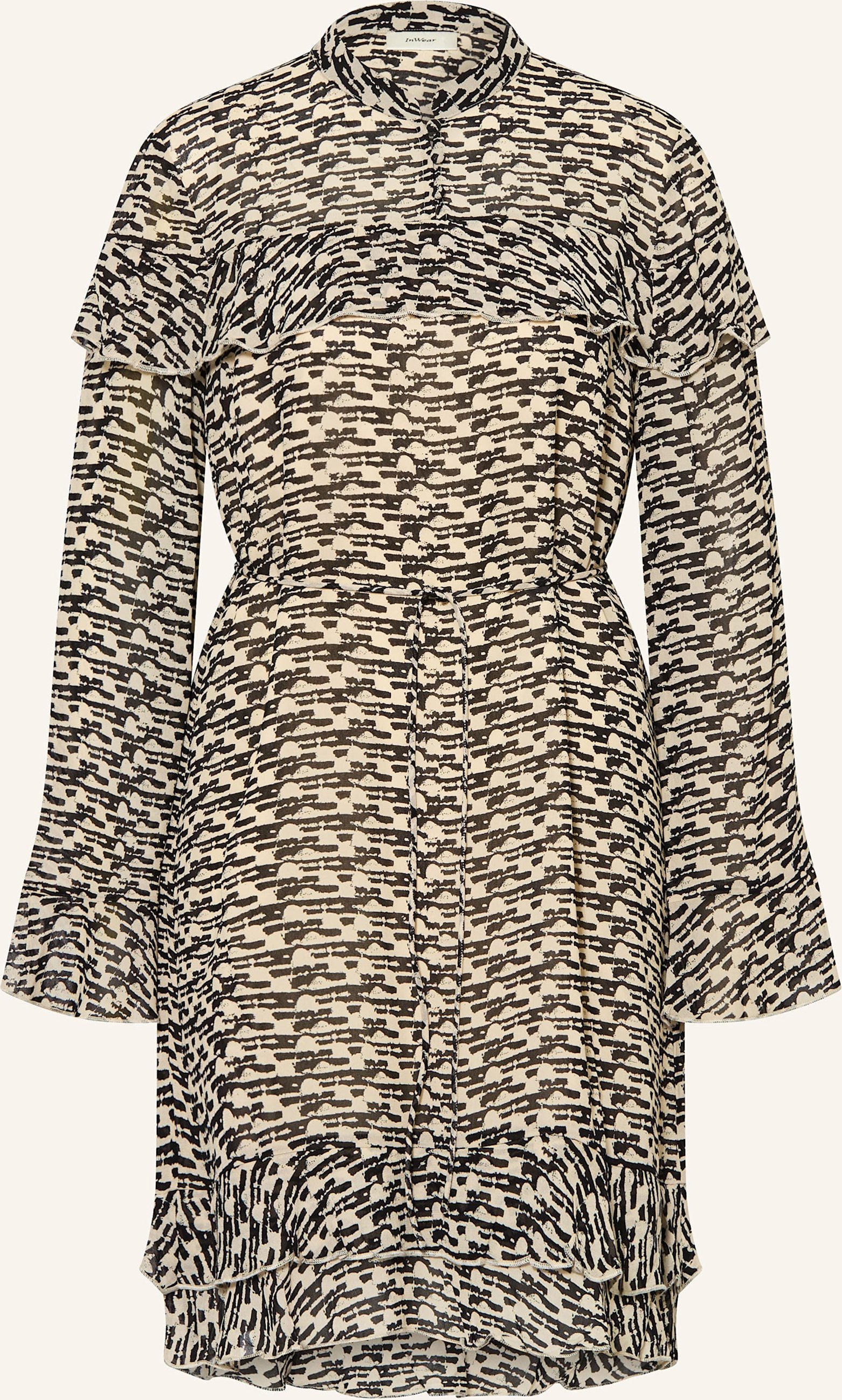 Inwear Kleid Cessieiw Mit Rüschen weiss