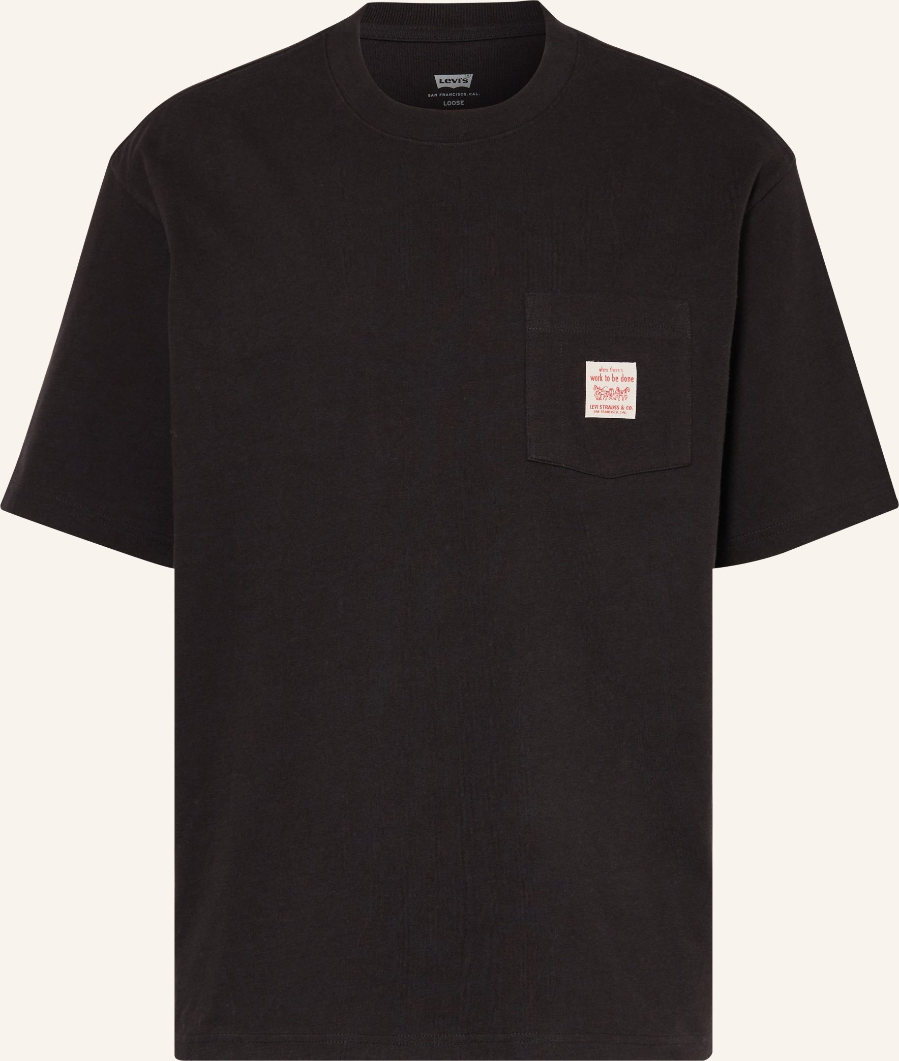Levi's® T-Shirt Workwear schwarz