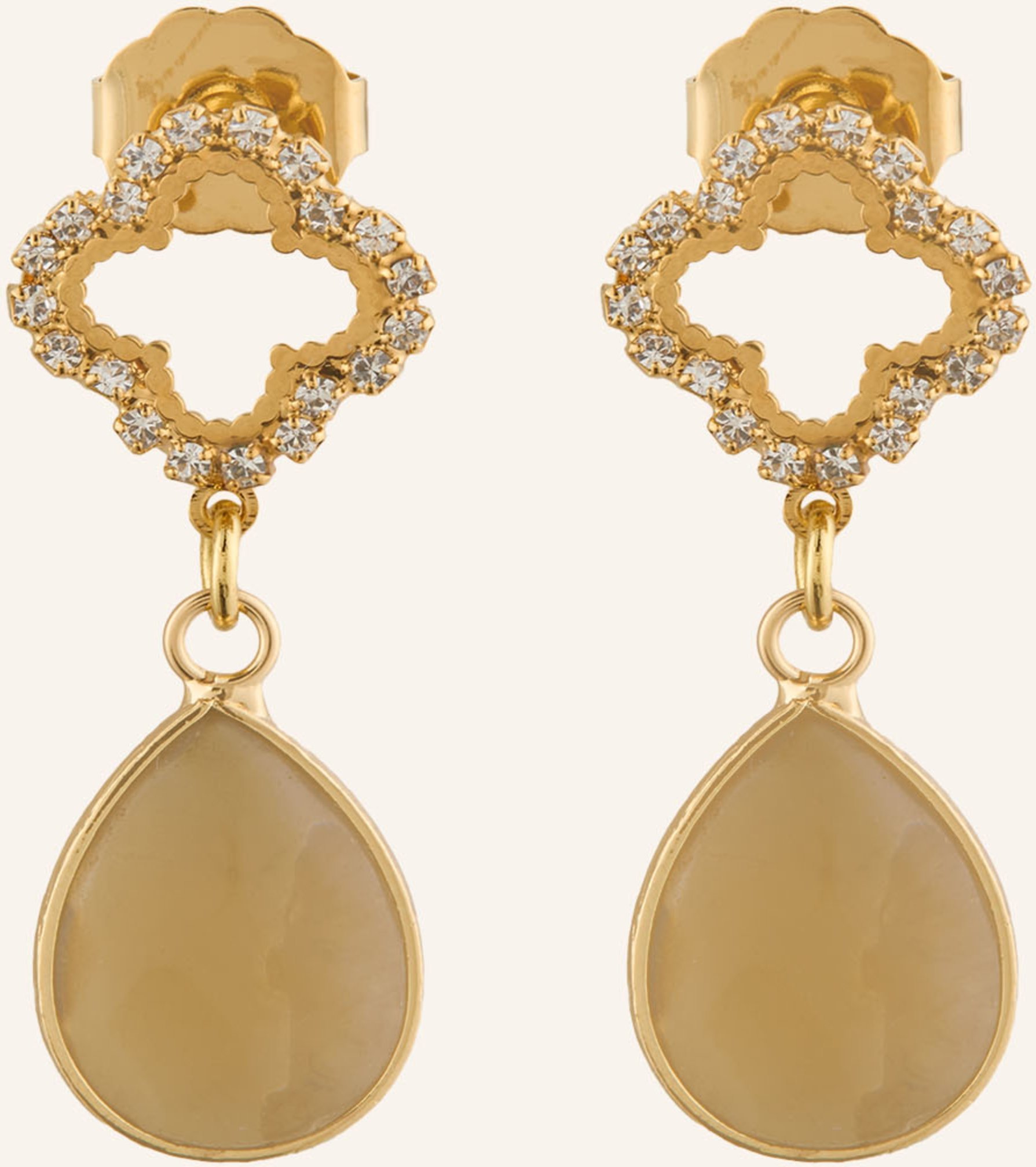 Seenberg Ohrhänger braun