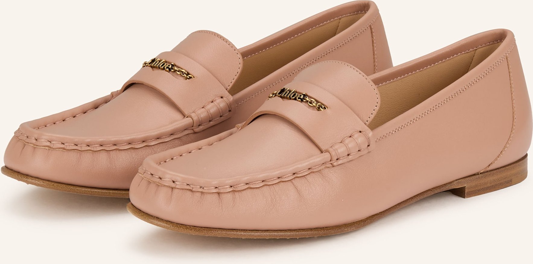 Chloé Penny-Loafer rosa