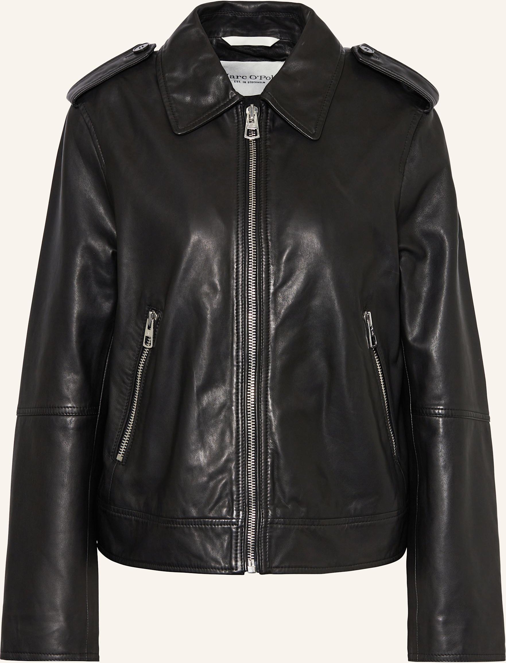Marc O'polo Lederjacke schwarz