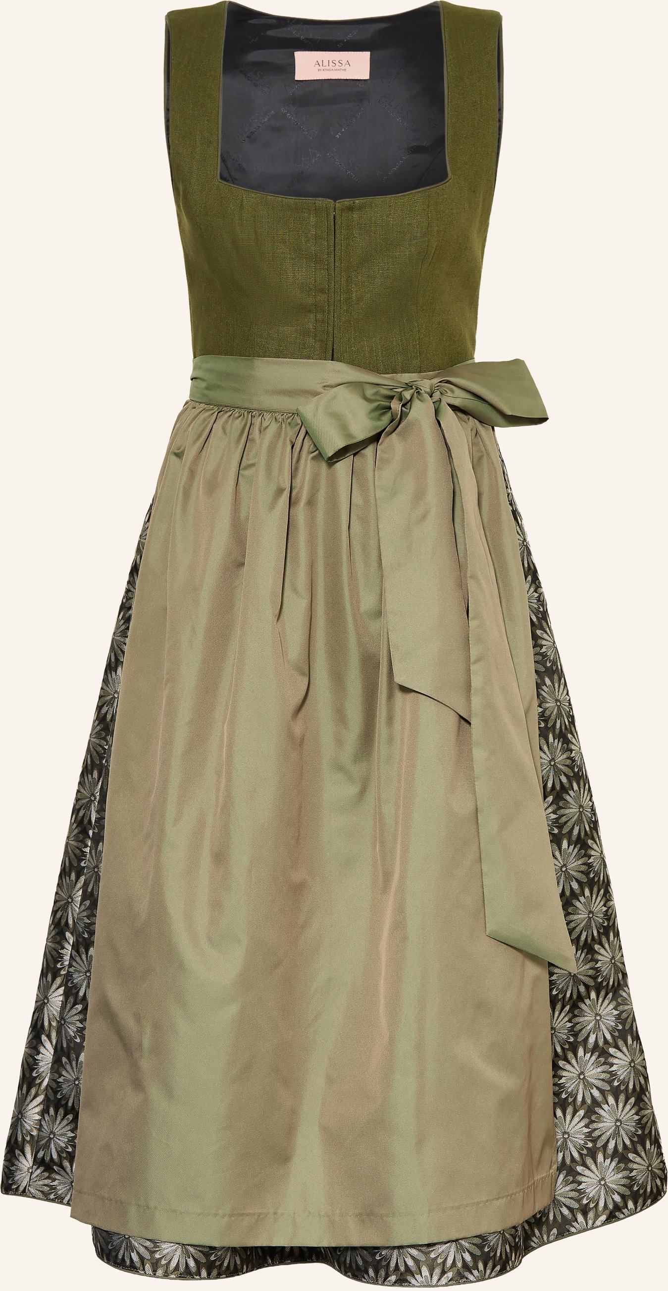 Alissa By Kinga Mathe Dirndl Ida Aus Leinen gruen