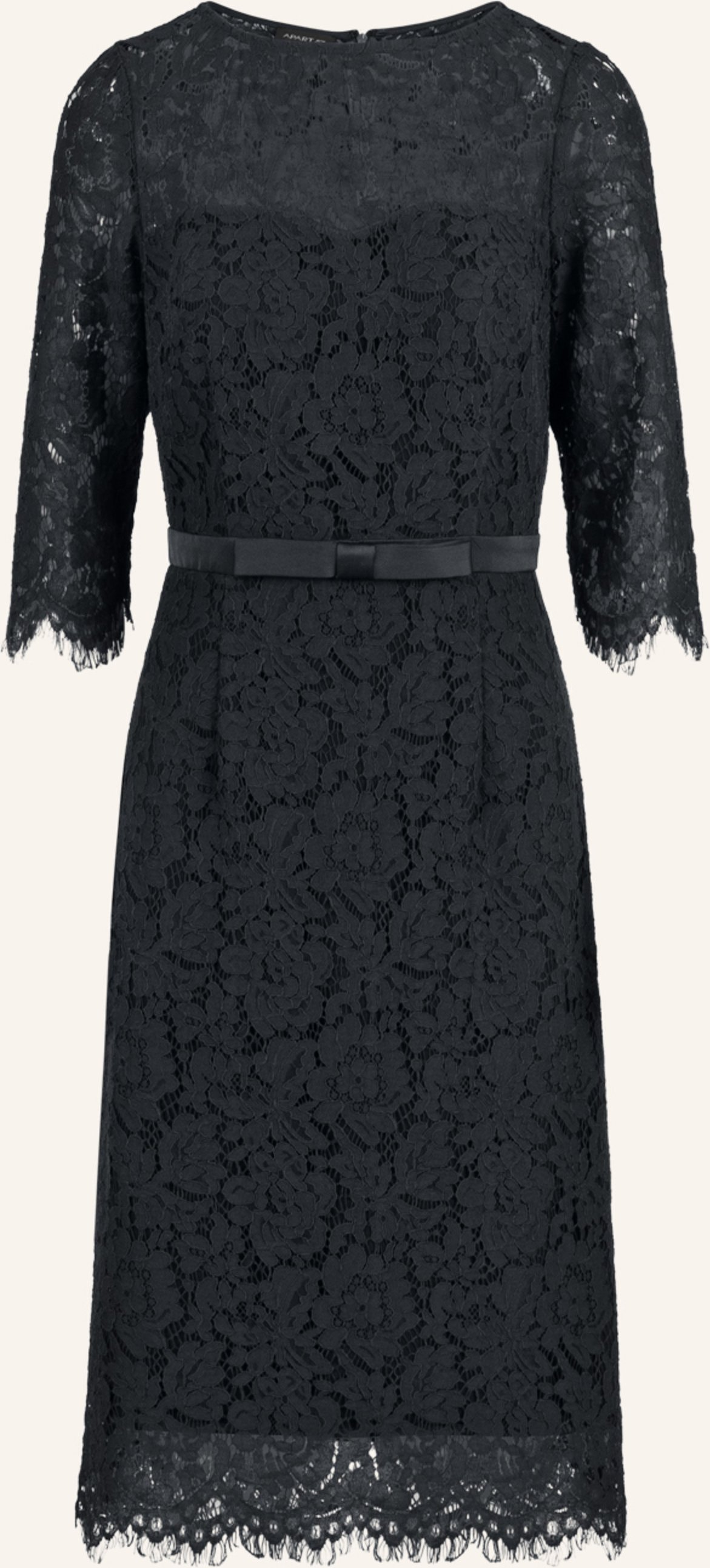 Apart Spitzenkleid schwarz