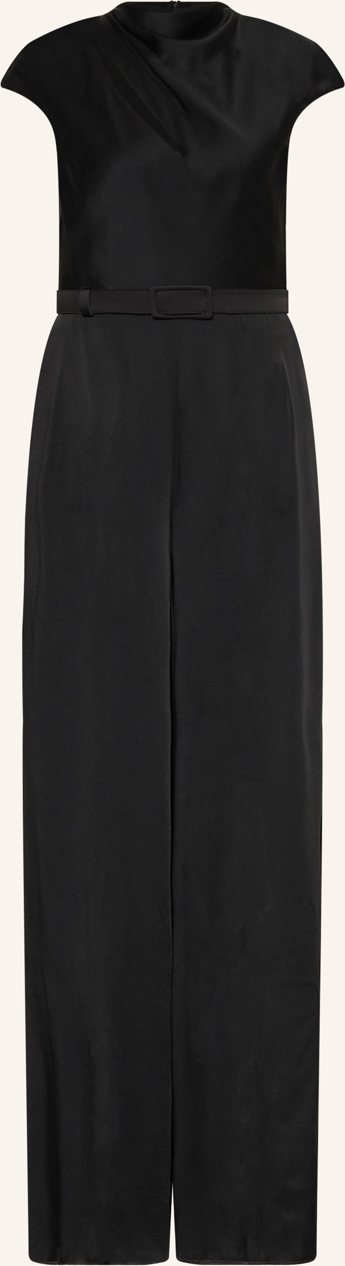 Max Mara Studio Jumpsuit Vespa Aus Satin schwarz