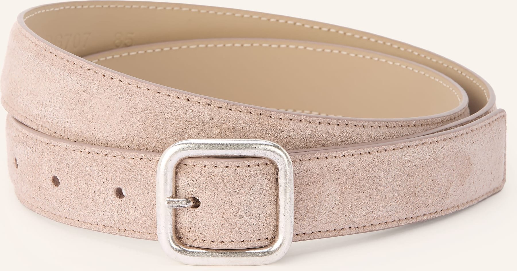 Windsor. Ledergürtel beige