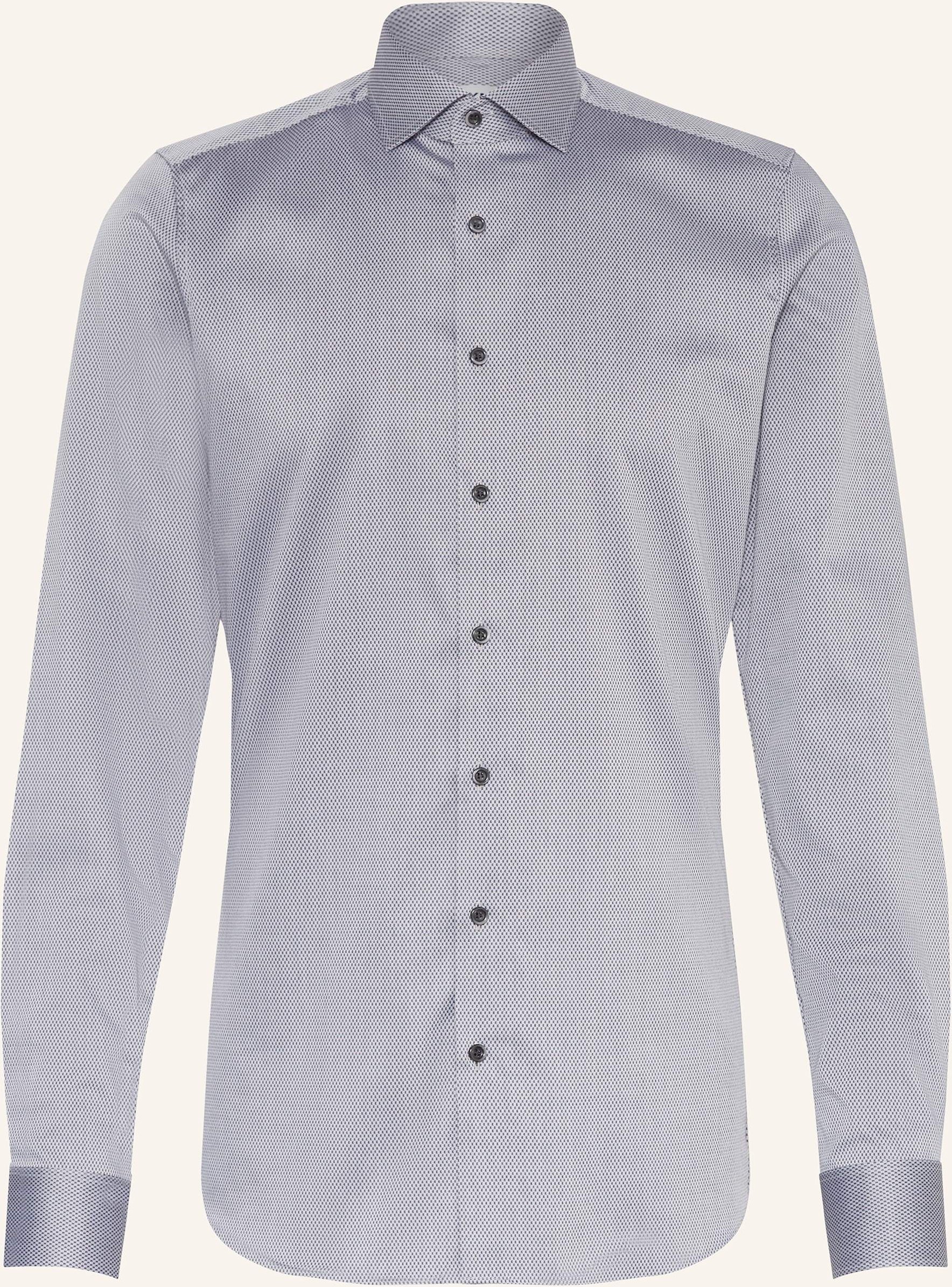 Olymp Hemd Level Five Body Fit Mit Extralangem Arm grau