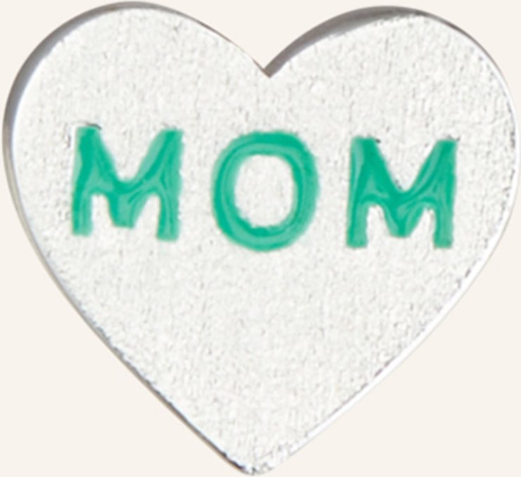 Lulu Copenhagen Ohrstecker Heart Mom silber