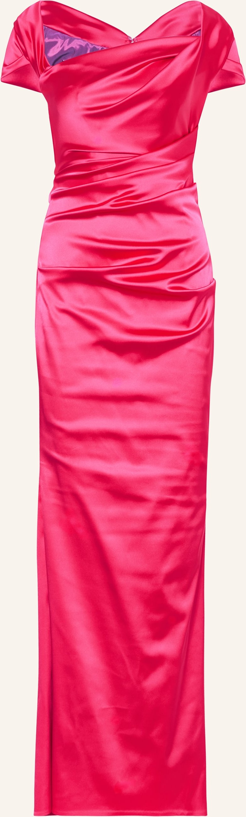 Talbot Runhof Abendkleid Aus Satin pink