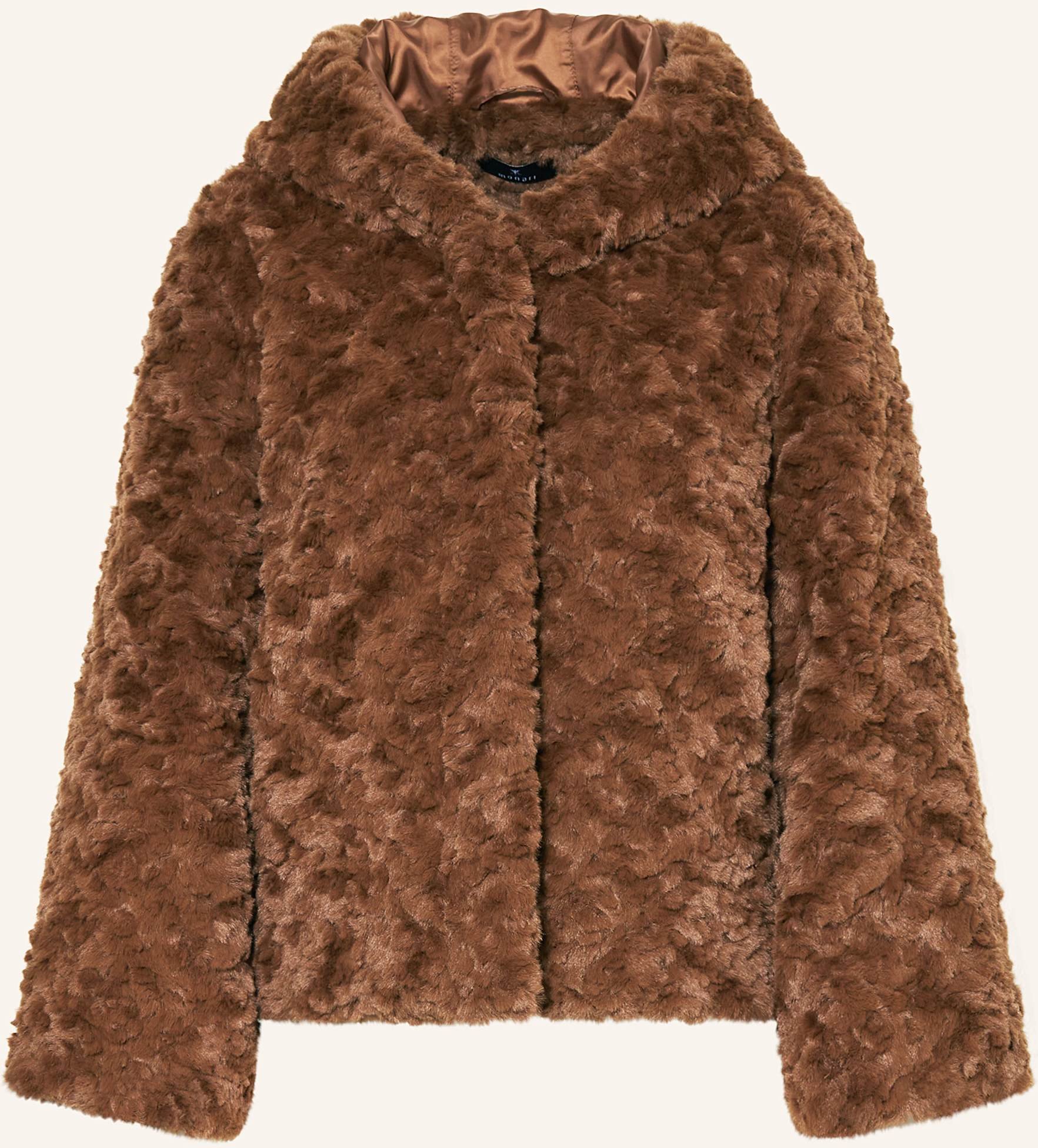 Monari Kunstfell-Jacke braun