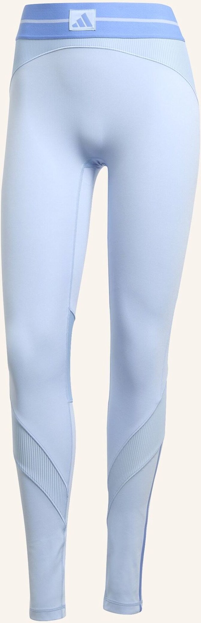 Thumbnail - Adidas Hyperglam Rib 1/1 Leggings blau