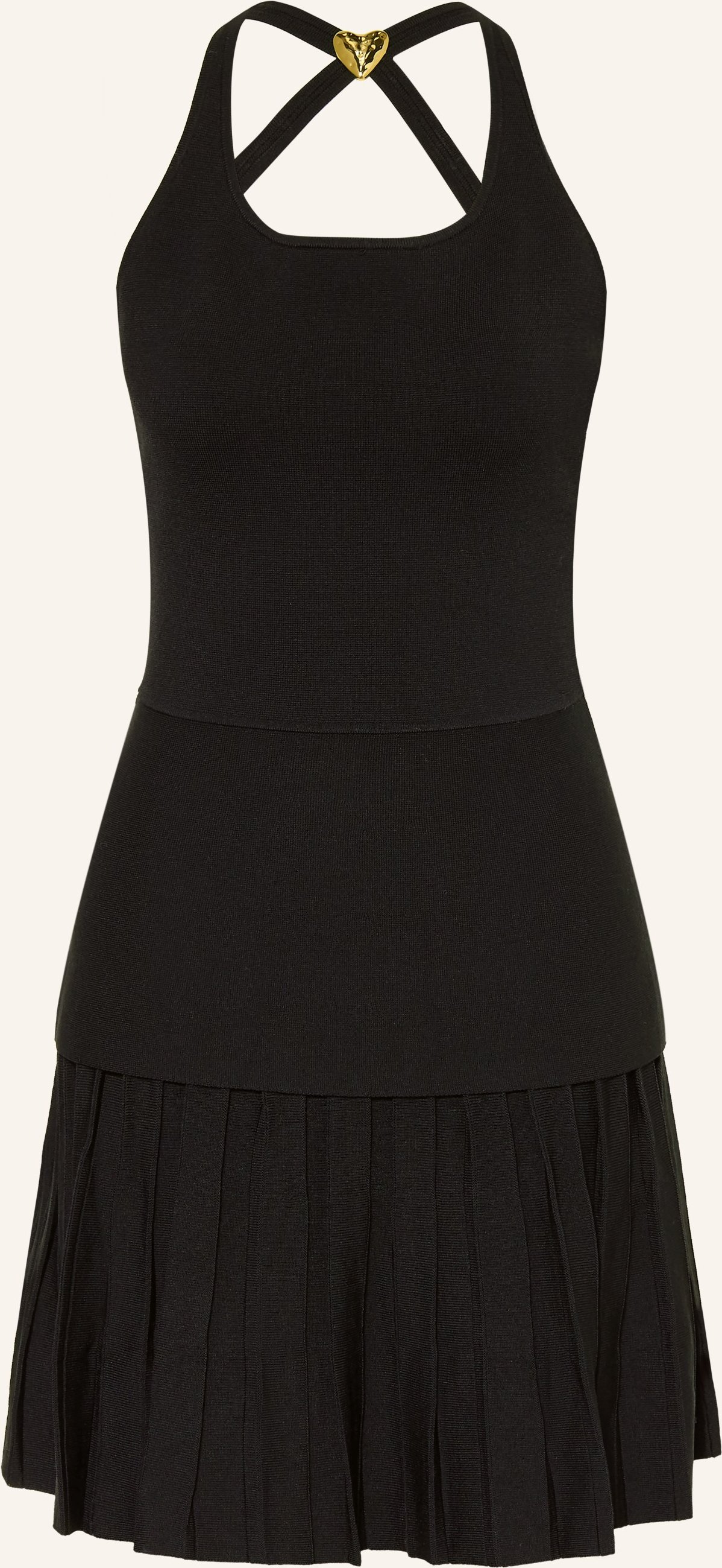 Claudie Pierlot Kleid Mit Plissees schwarz