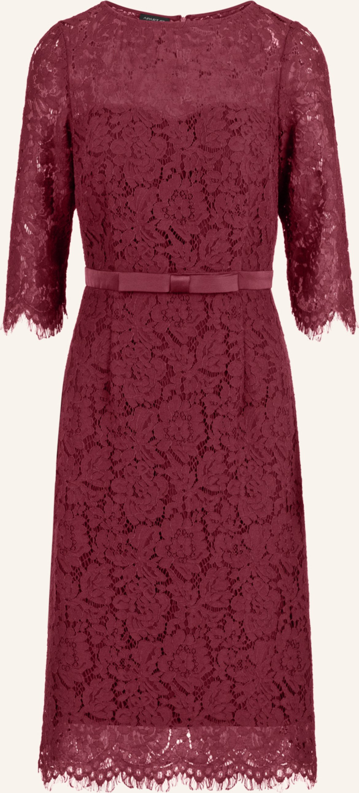 Apart Spitzenkleid rot