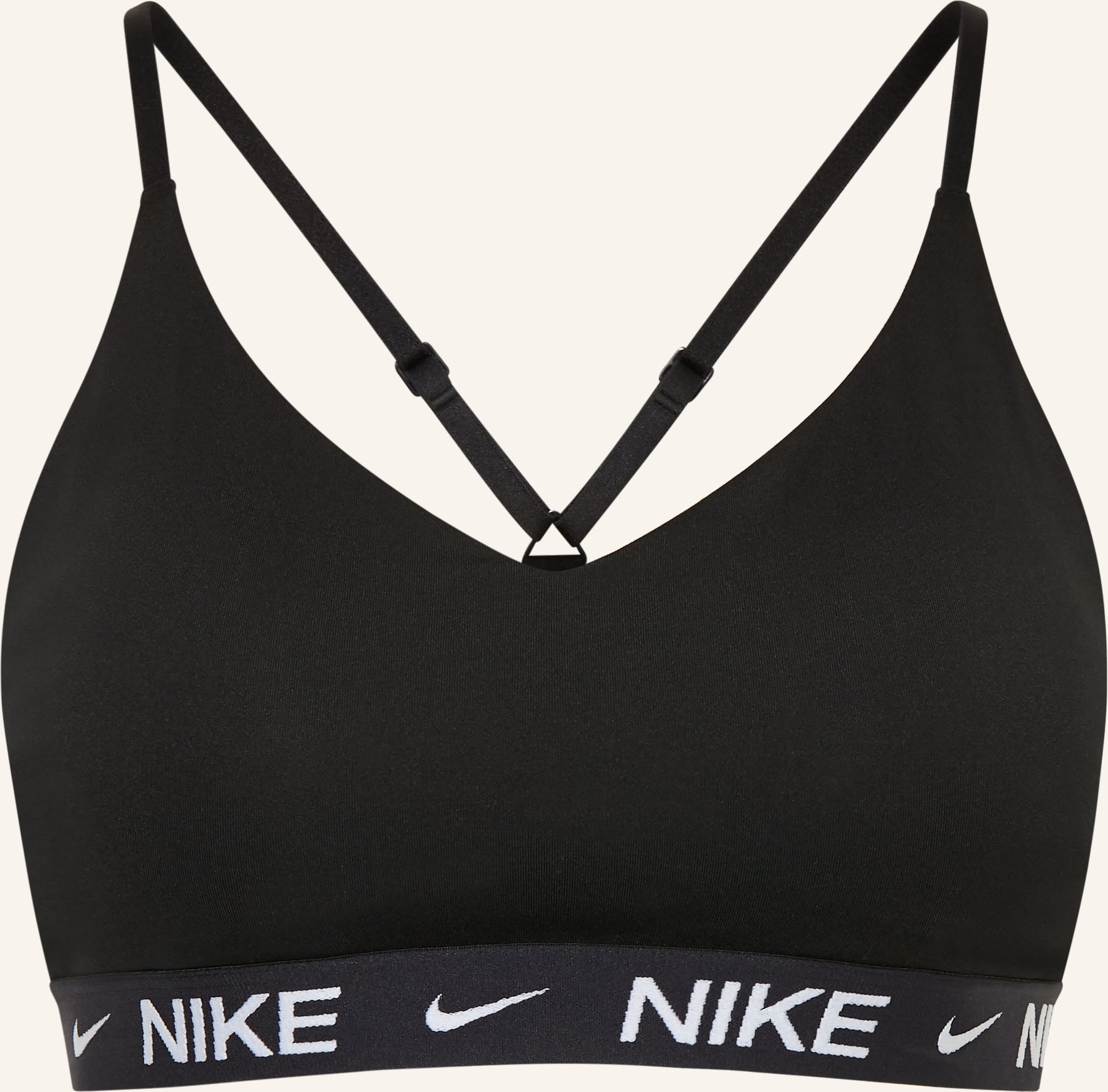 Nike Sport-Bh Indy schwarz
