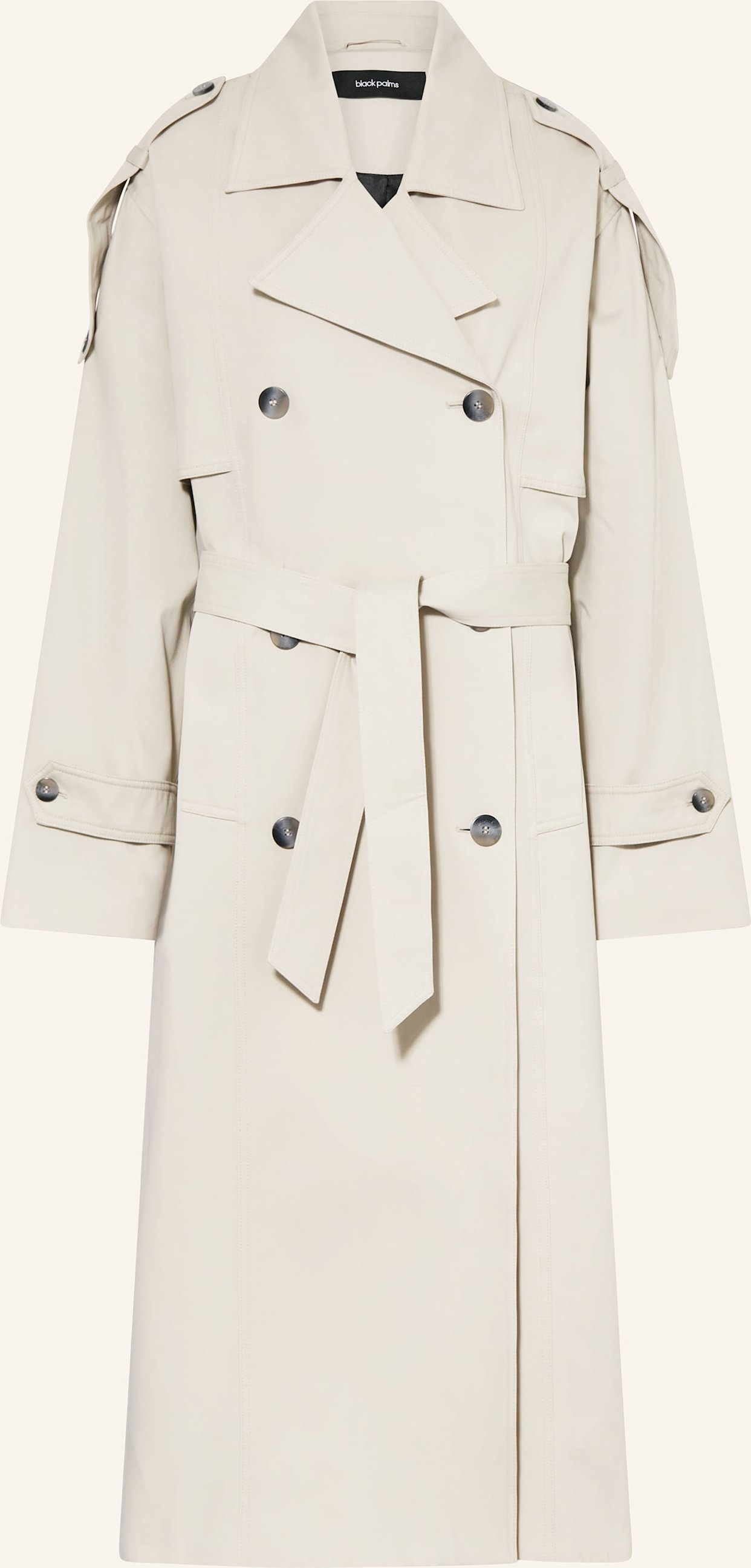 Black Palms Trenchcoat Cori beige
