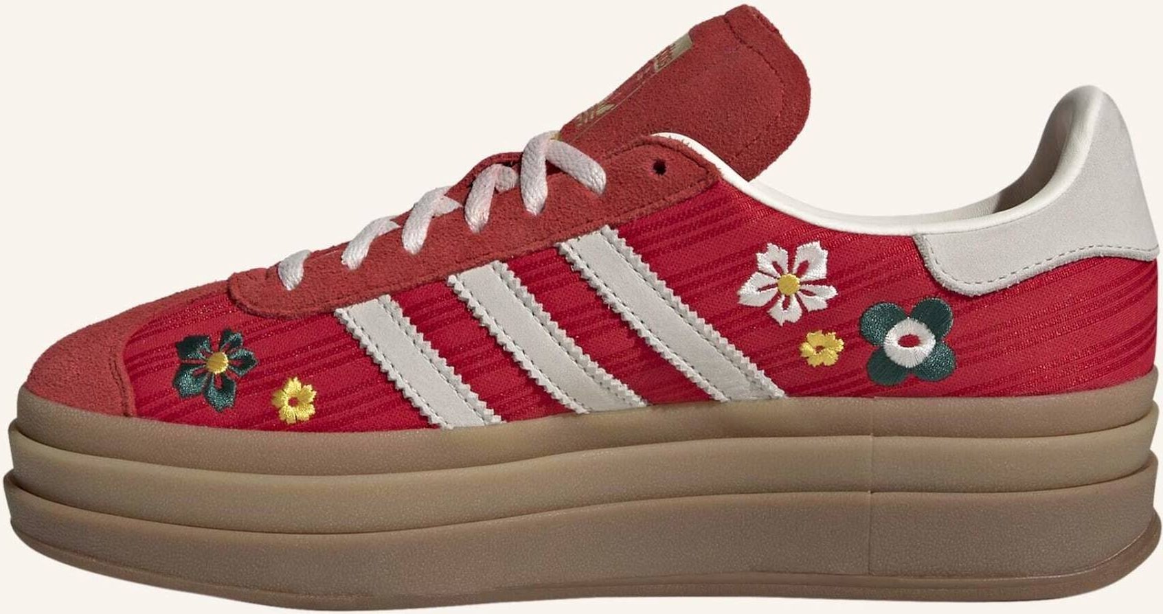 Thumbnail - Adidas Originals Gazelle Bold Schuh rot
