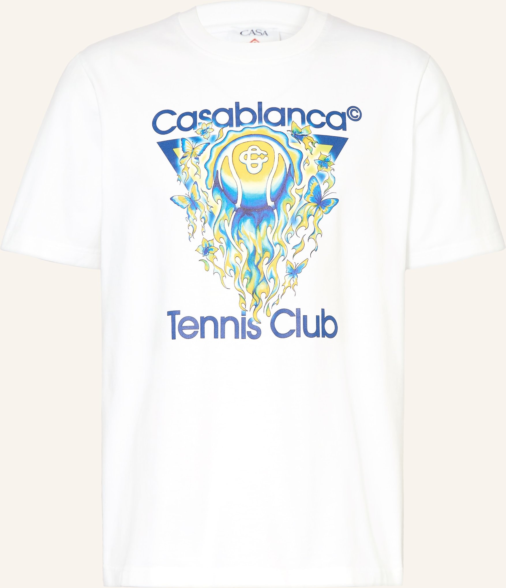 Casablanca T-Shirt Tennis Club Icon weiss