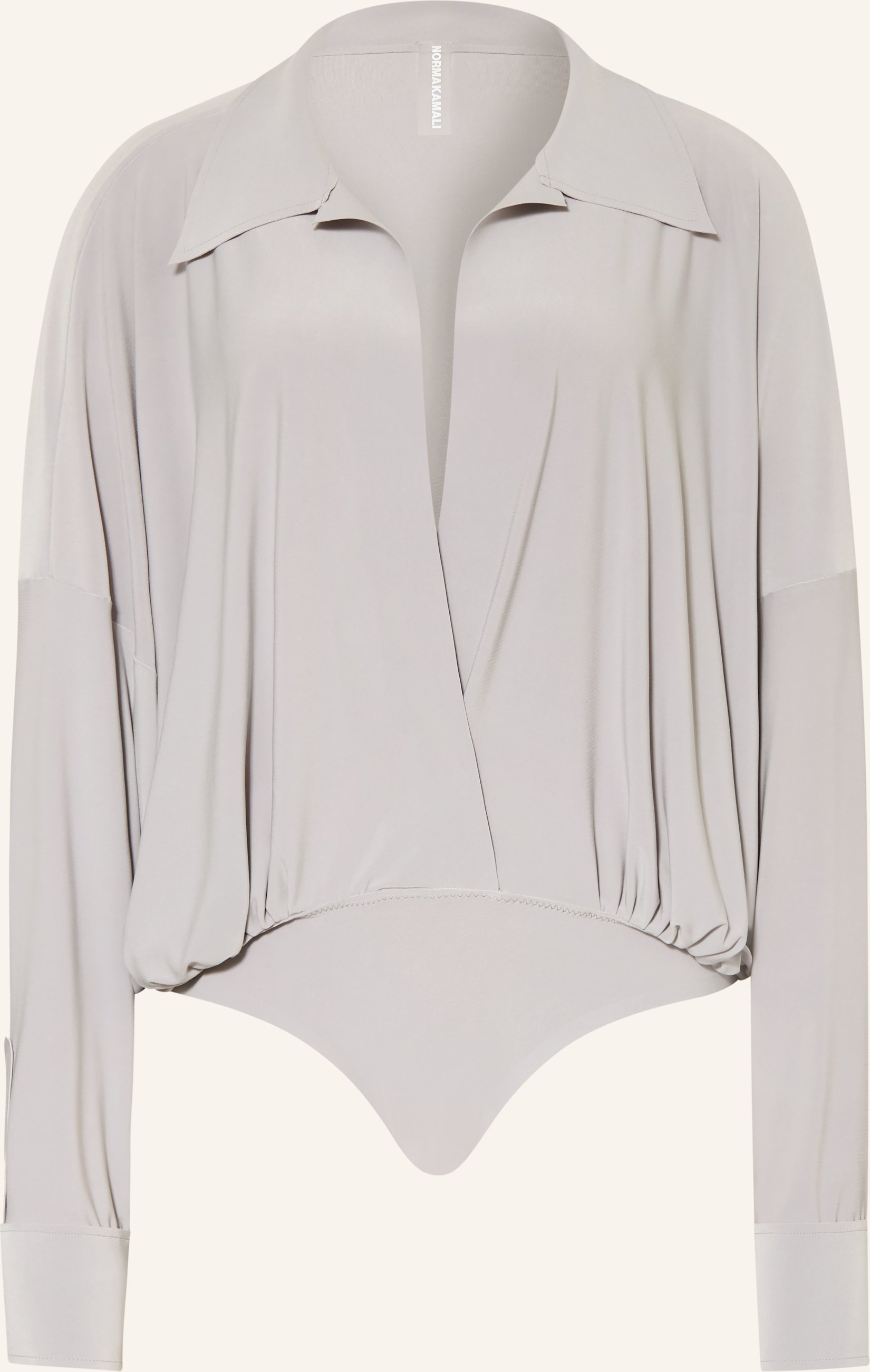 Norma Kamali Oversized-Body grau