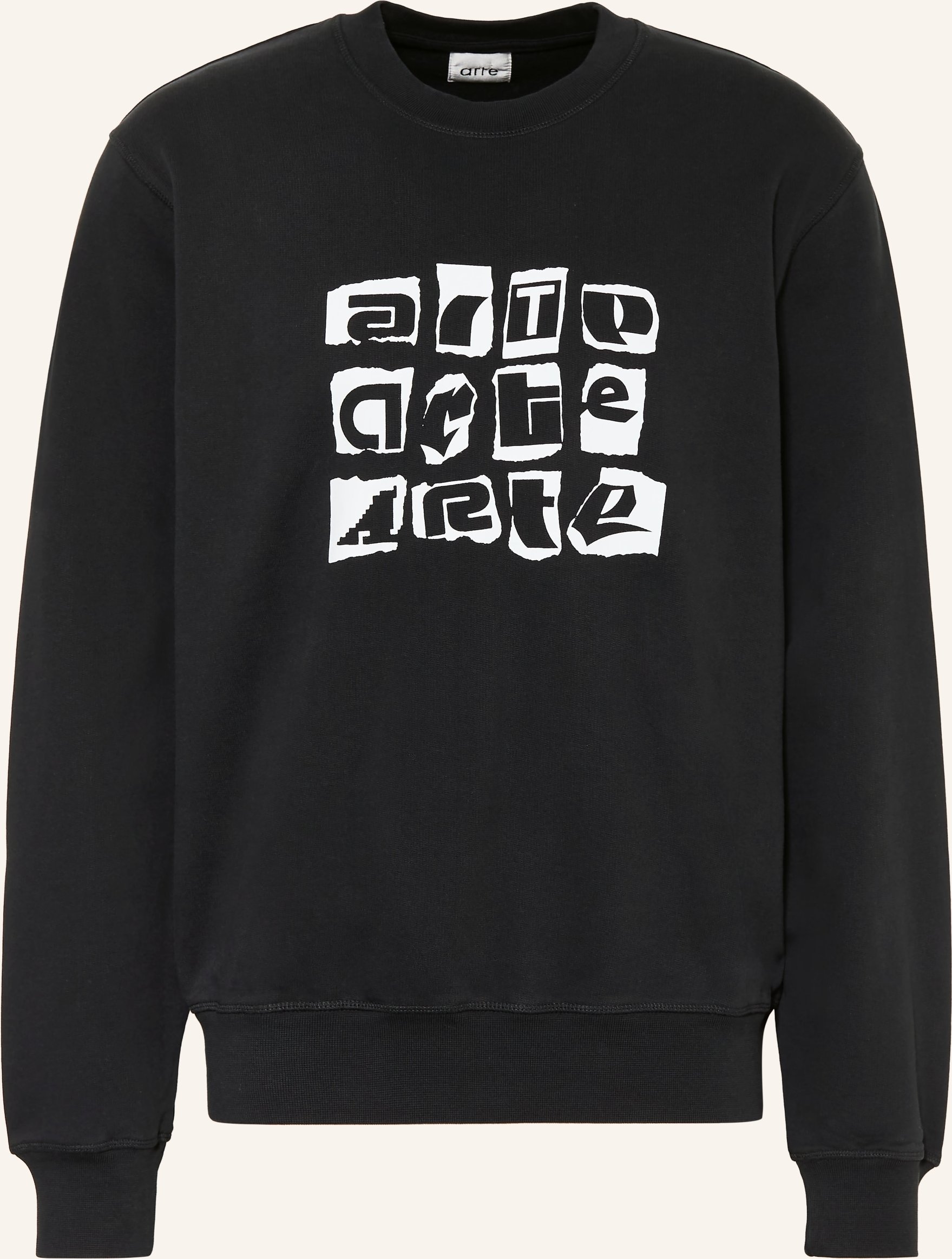 Arte Antwerp Sweatshirt schwarz