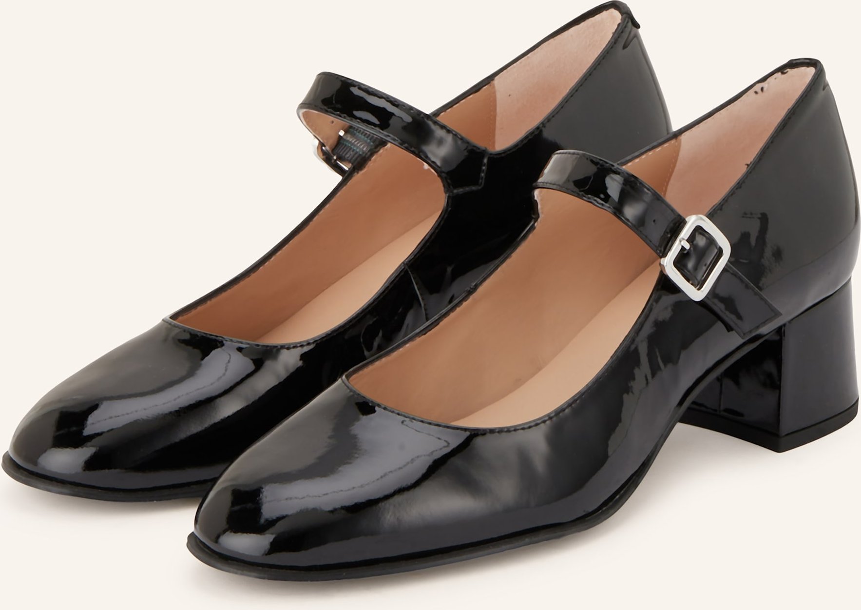 Unisa Mary-Jane-Pumps Linsey schwarz