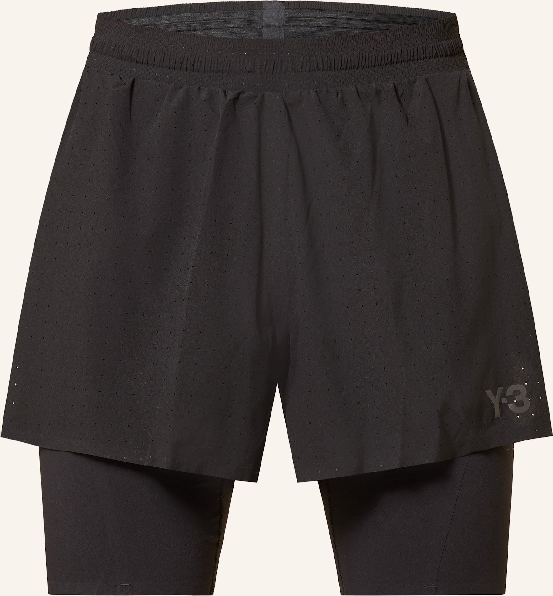 Thumbnail - Y-3 2-In-1-Laufshorts Y-3 Running schwarz