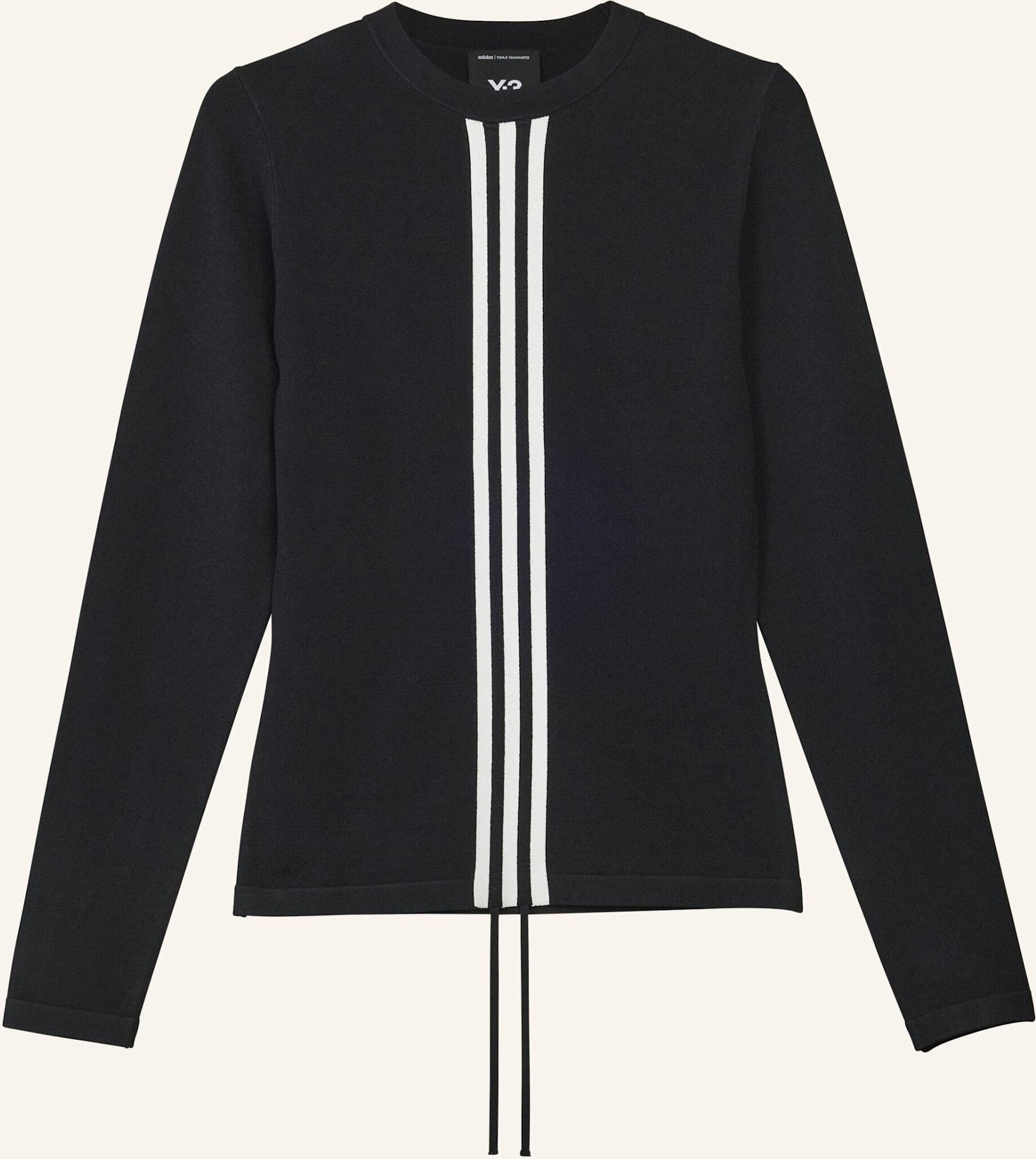 Y-3 Y-3 3-Streifen Longsleeve schwarz