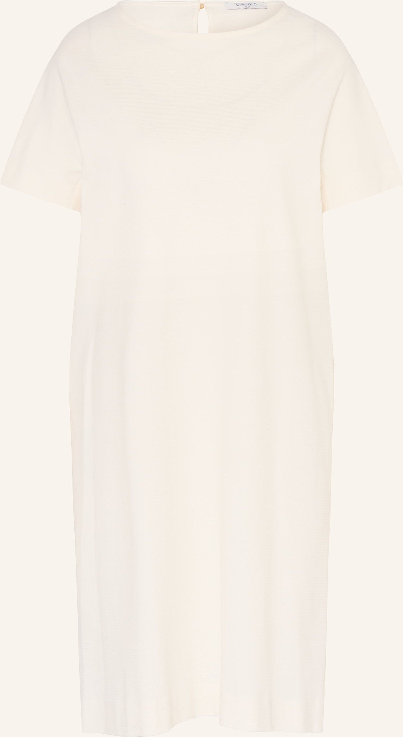 Circolo 1901 Piqué-Kleid Oxford weiss