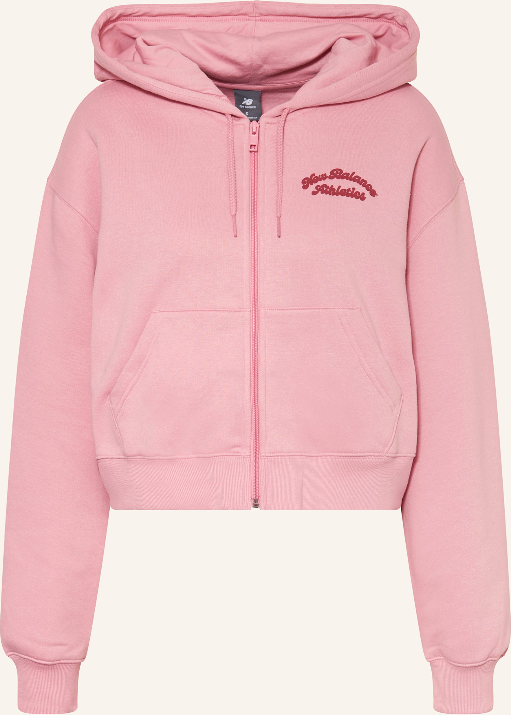 Thumbnail - New Balance Sweatjacke Linear Heritage Fleece rosa
