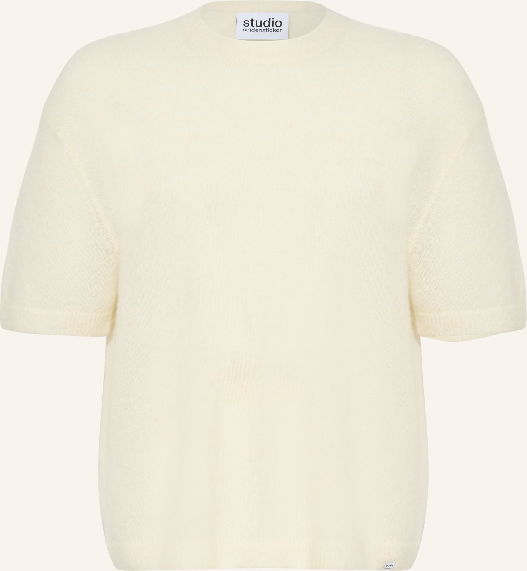 Studio Seidensticker Strickshirt Aus Mohair weiss