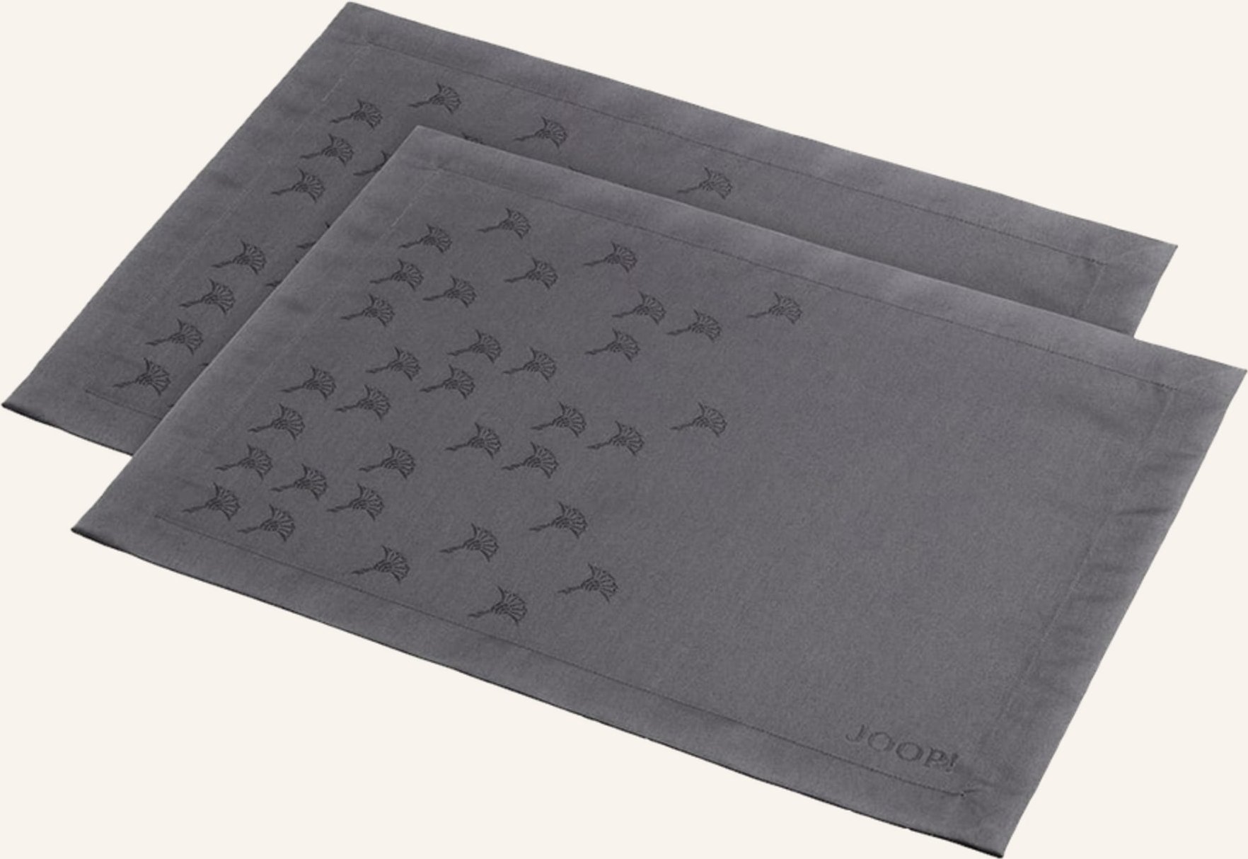 Joop! 2er-Tischset Faded Cornflower grau