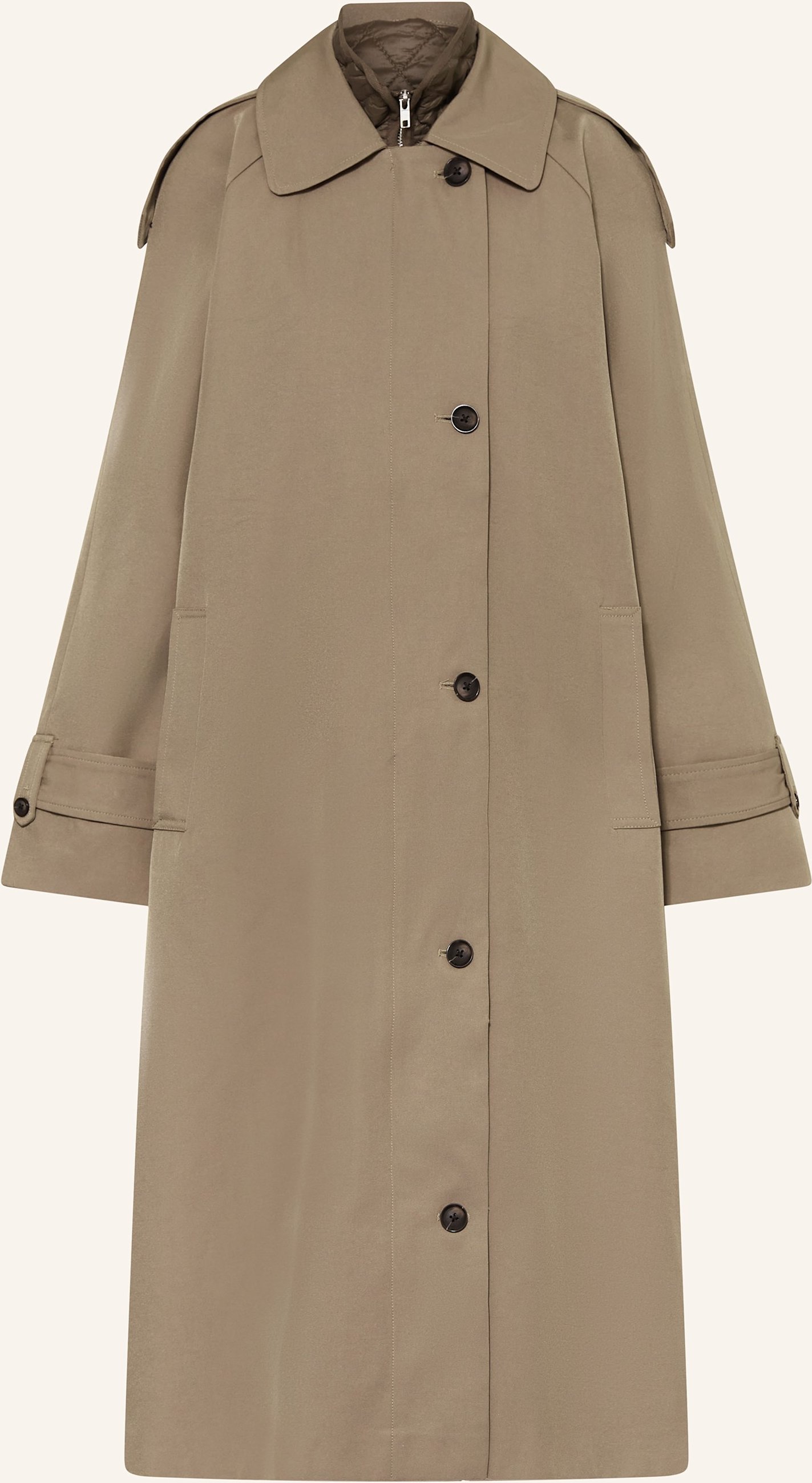 Rouge Vila 2-In-1-Trenchcoat Roulila beige